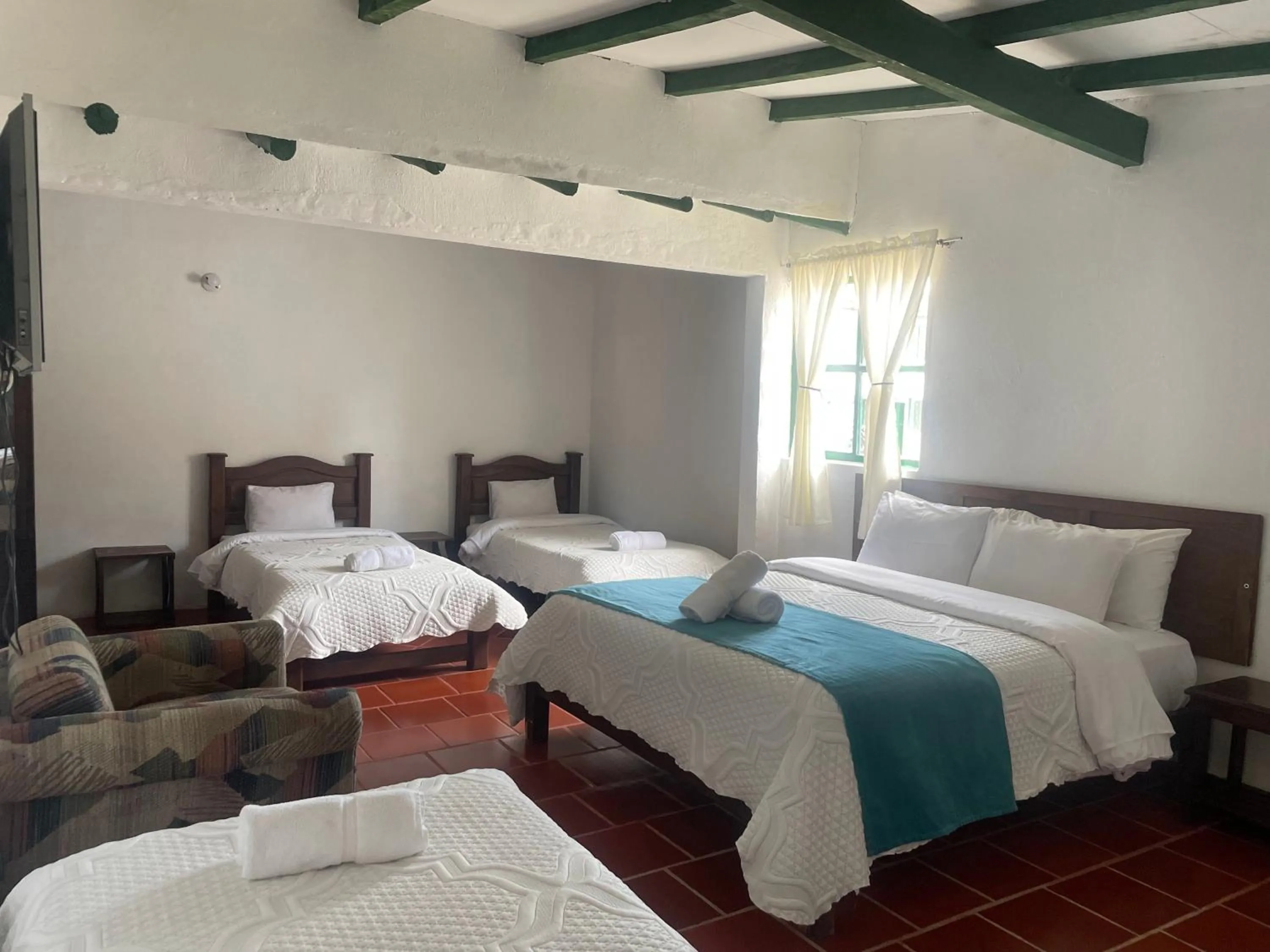 Photo of the whole room, Bed in Celeste Villa de Leyva