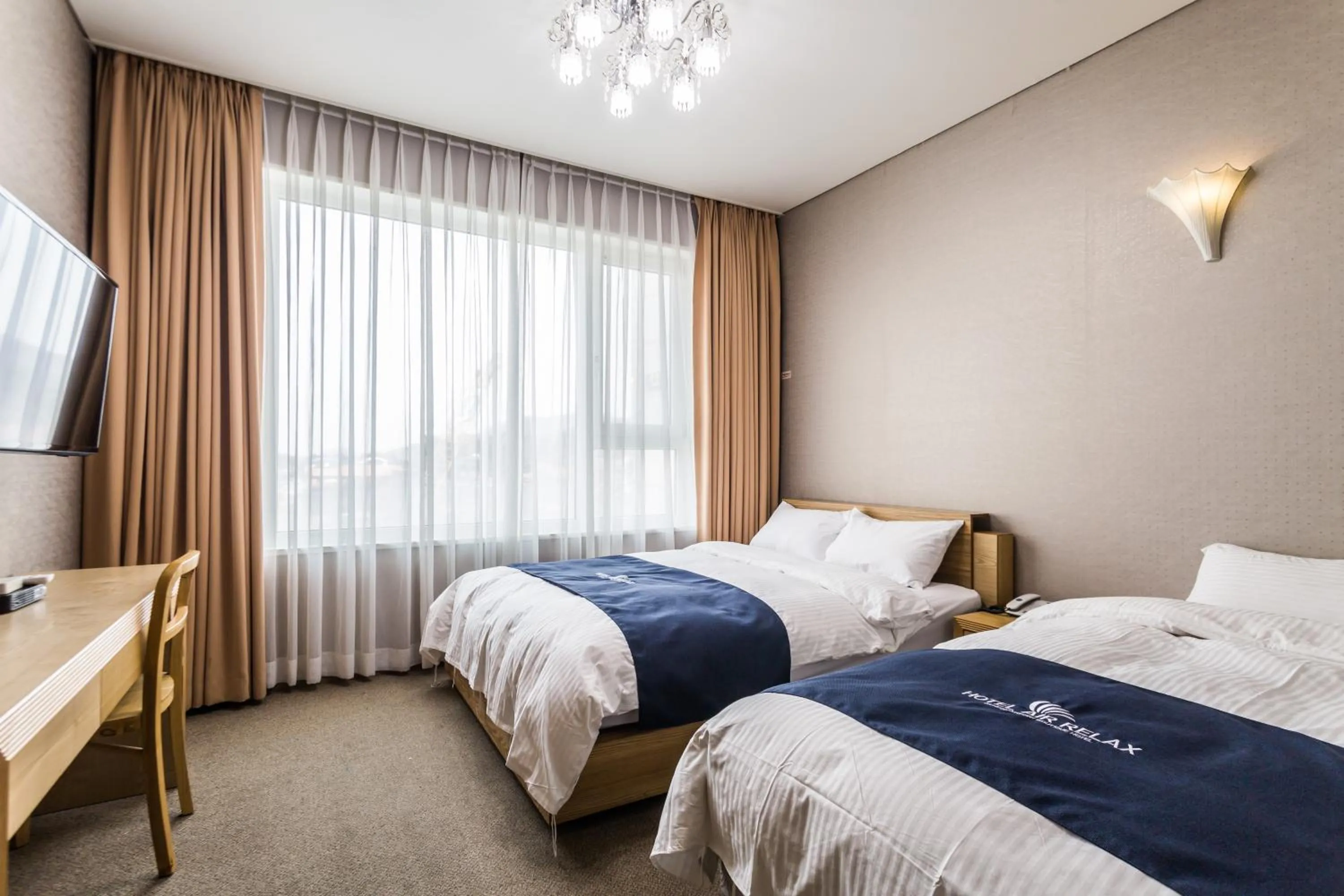 Bed in Incheon Aiport Airrelax hotel