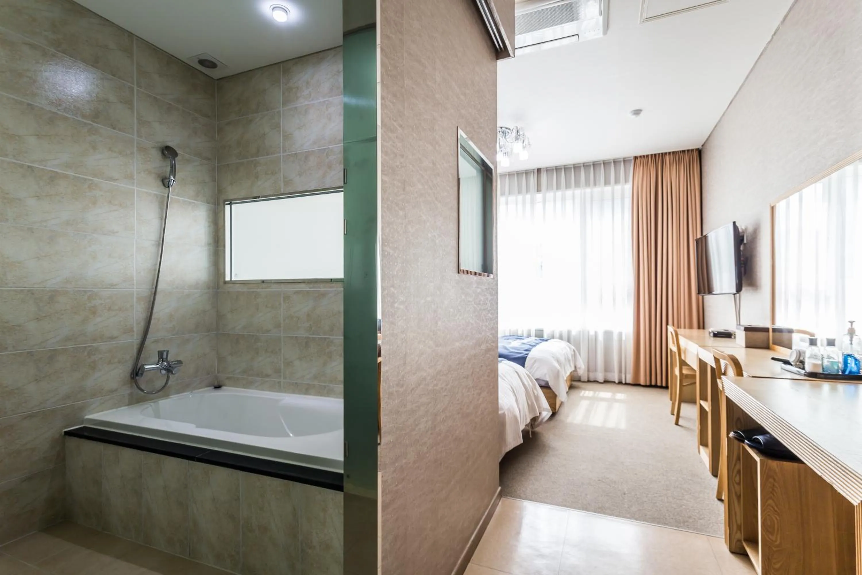 Bed in Incheon Aiport Airrelax hotel