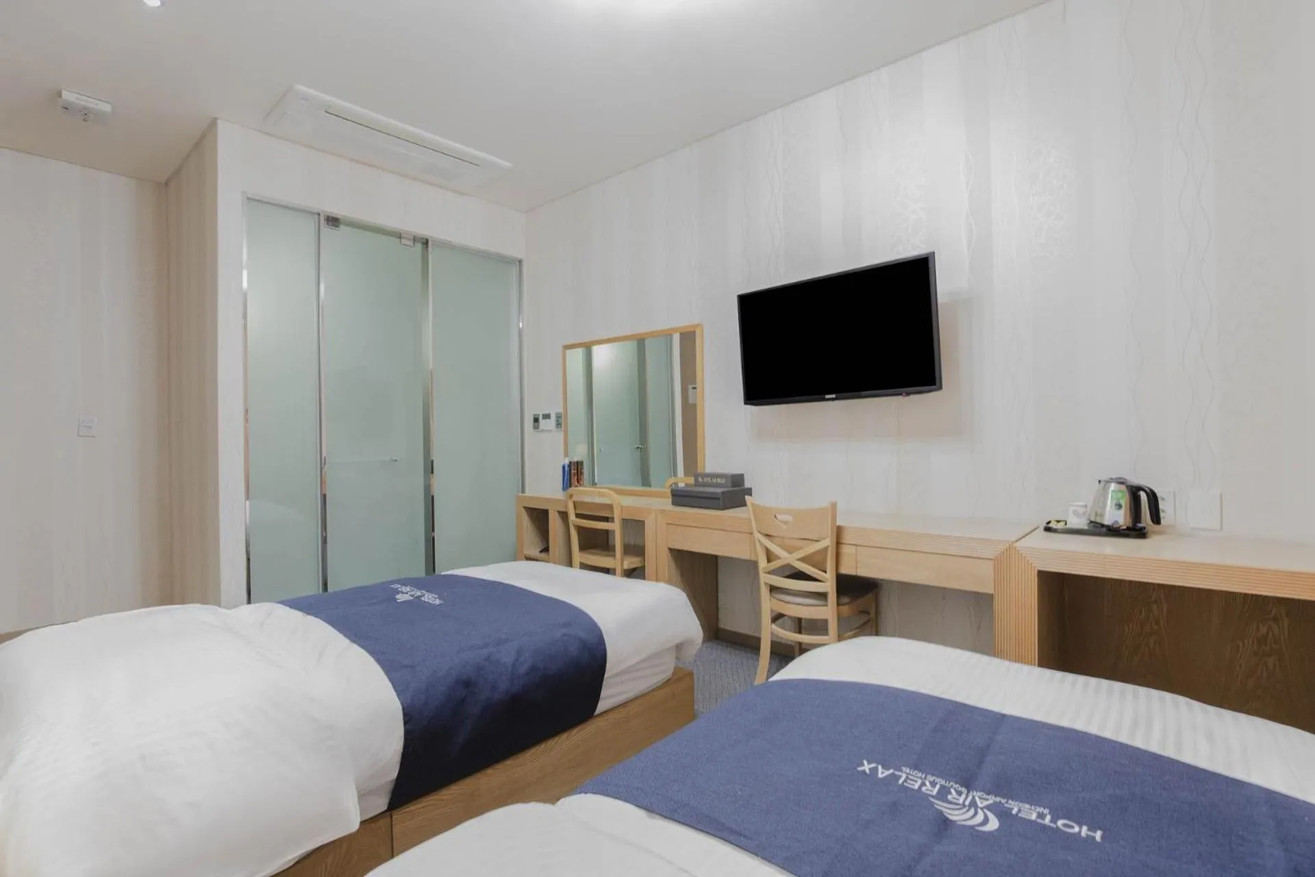 Bed in Incheon Aiport Airrelax hotel