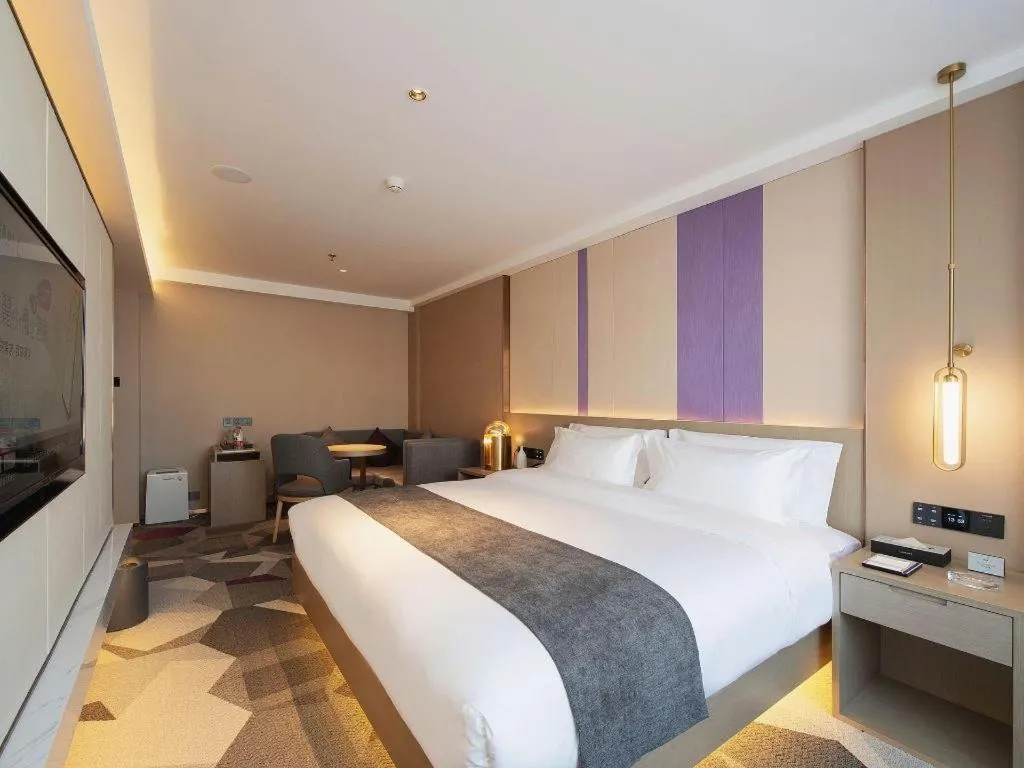 Bed in Lavande Hotel Changchun New District North Lake Longxiang Plaza
