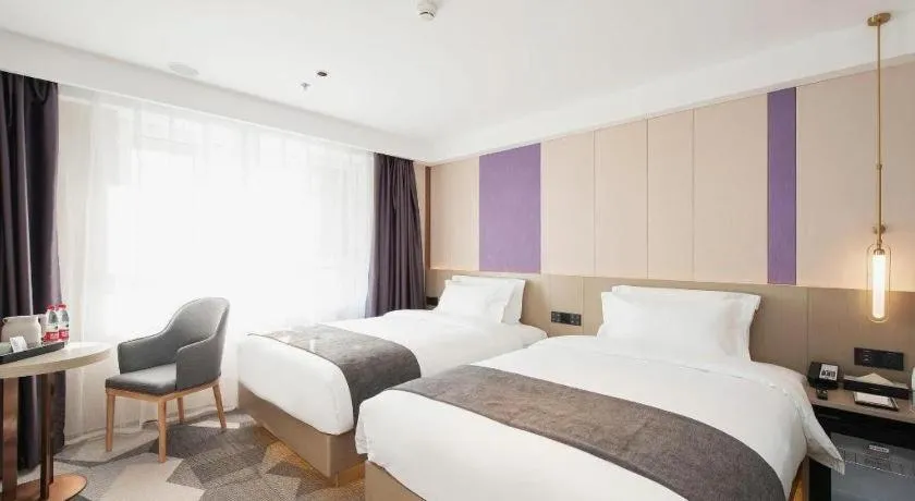 Bed in Lavande Hotel Changchun New District North Lake Longxiang Plaza