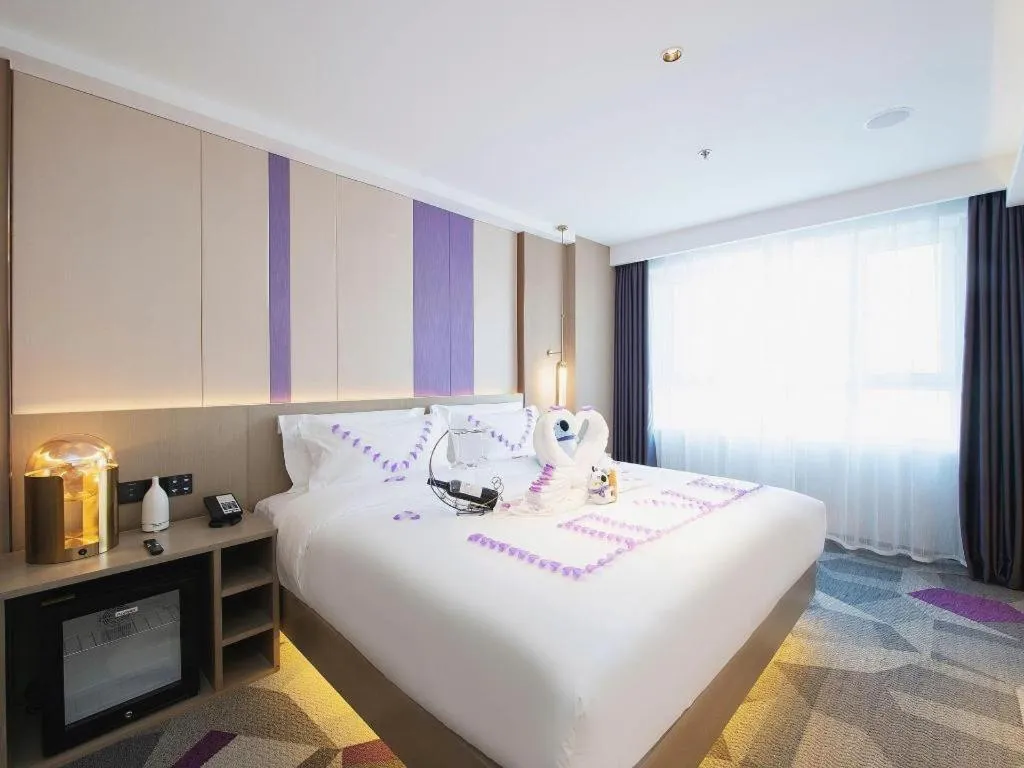 Bed in Lavande Hotel Changchun New District North Lake Longxiang Plaza