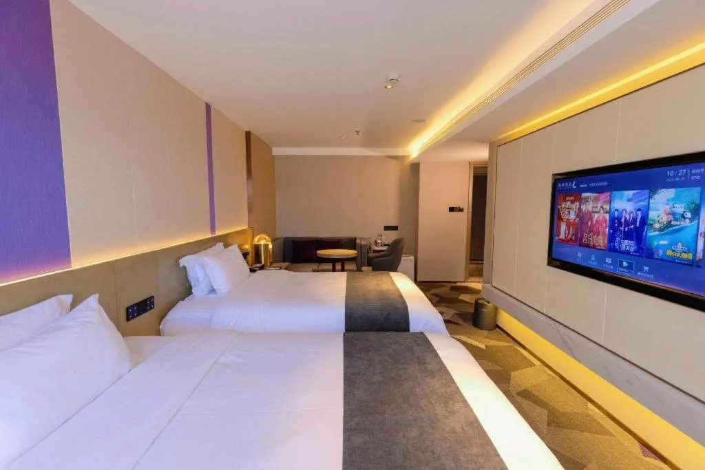 Bed in Lavande Hotel Changchun New District North Lake Longxiang Plaza