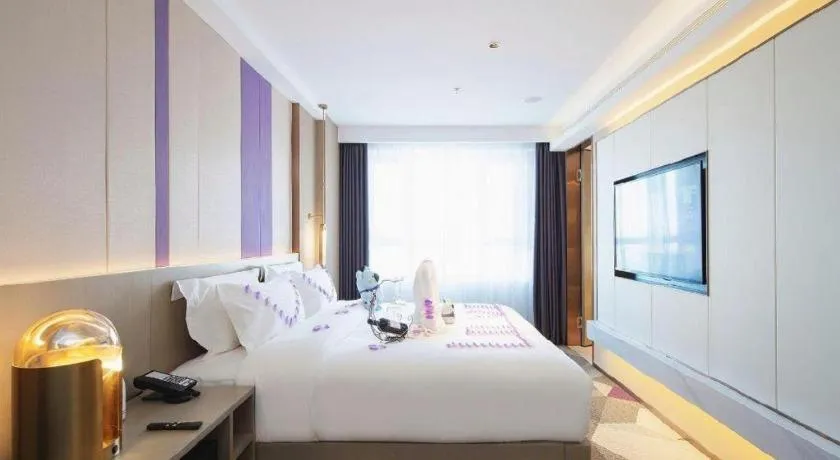 Bed in Lavande Hotel Changchun New District North Lake Longxiang Plaza