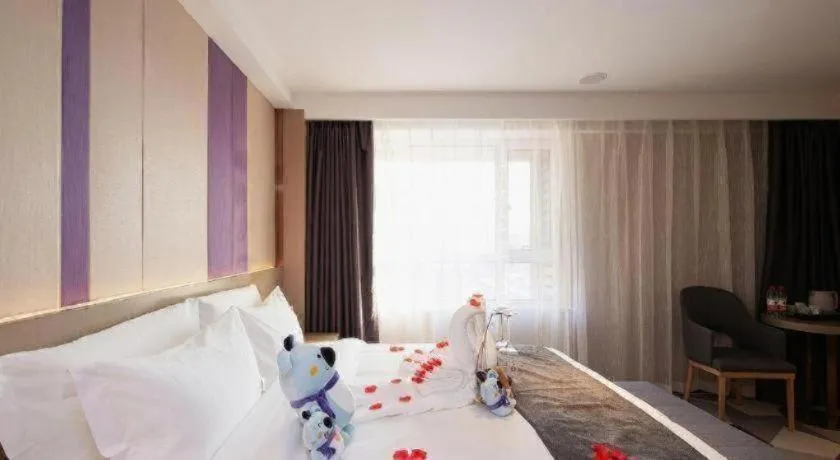 Bed in Lavande Hotel Changchun New District North Lake Longxiang Plaza