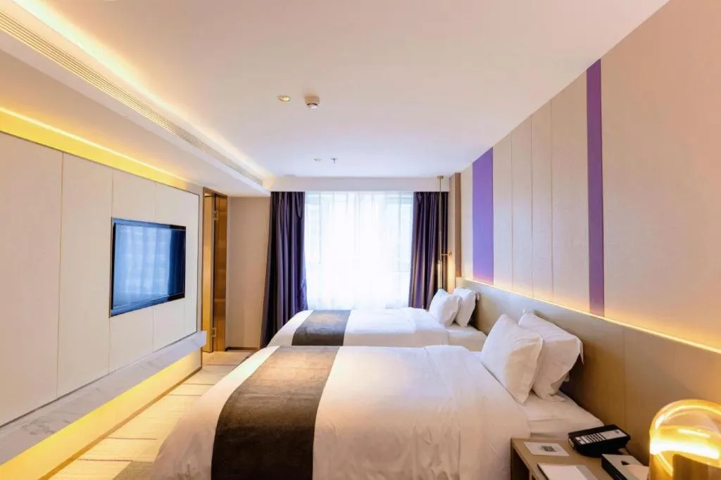 Bed in Lavande Hotel Changchun New District North Lake Longxiang Plaza