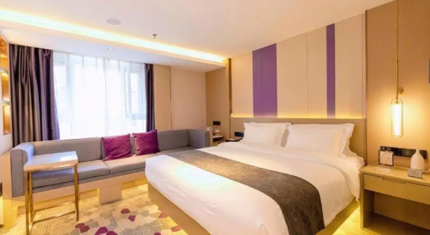 Bed in Lavande Hotel Changchun New District North Lake Longxiang Plaza