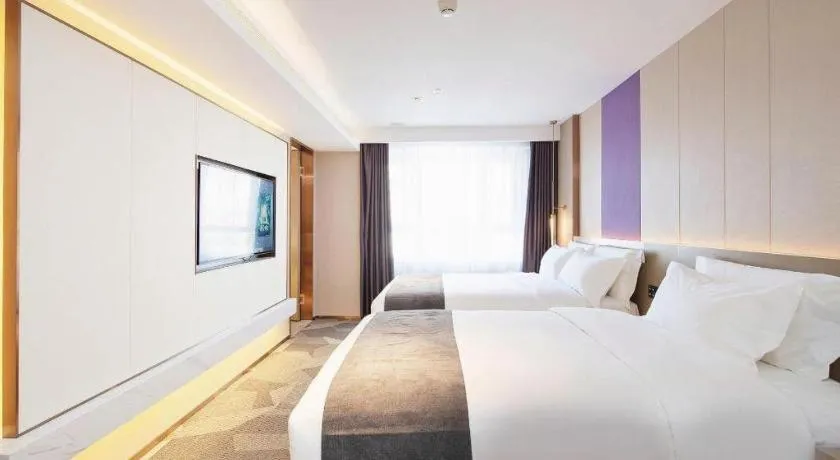 Bed in Lavande Hotel Changchun New District North Lake Longxiang Plaza