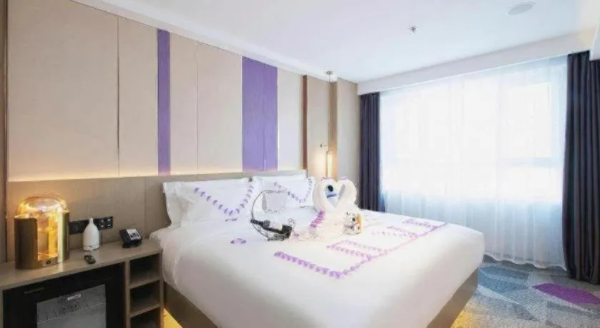 Bed in Lavande Hotel Changchun New District North Lake Longxiang Plaza