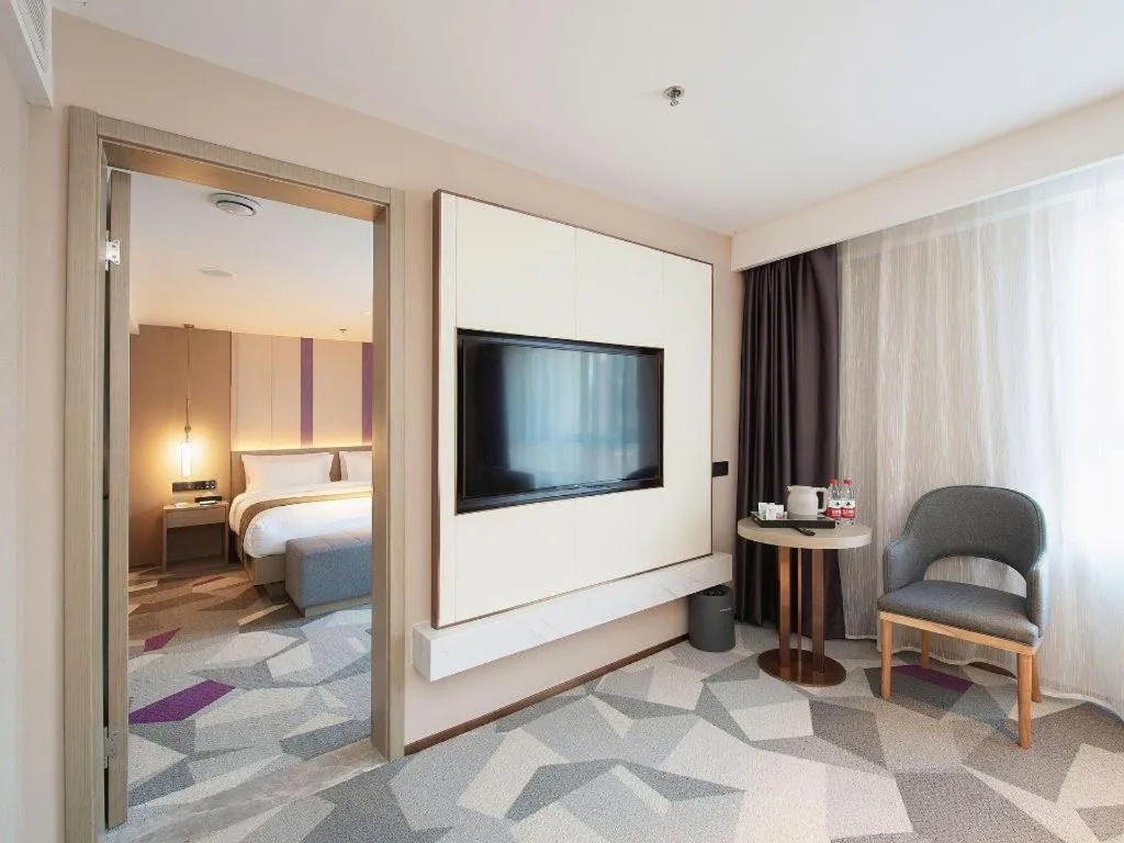 Bed in Lavande Hotel Changchun New District North Lake Longxiang Plaza