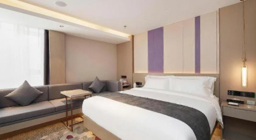 Bed in Lavande Hotel Changchun New District North Lake Longxiang Plaza