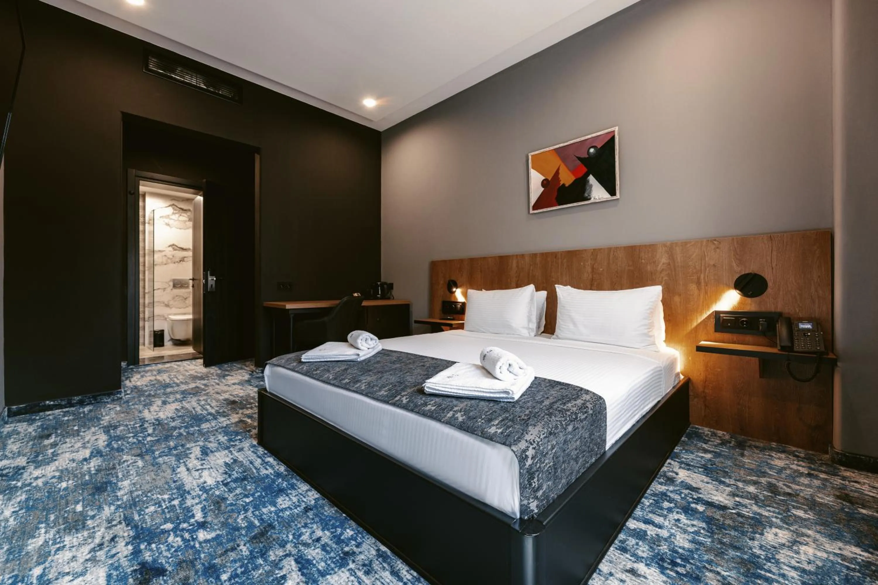 Bed in Hotel Splendid Tbilisi