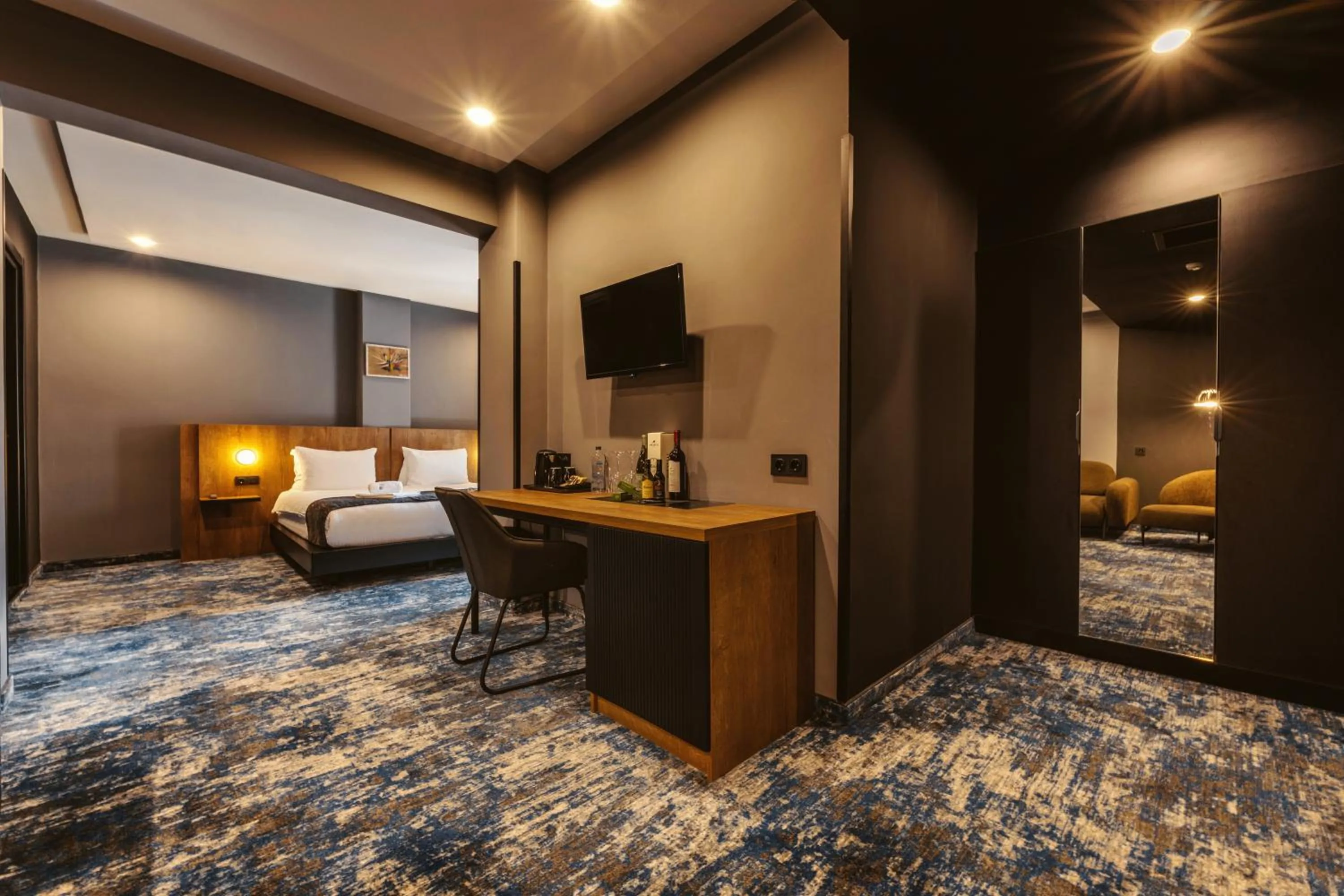 Bed in Hotel Splendid Tbilisi