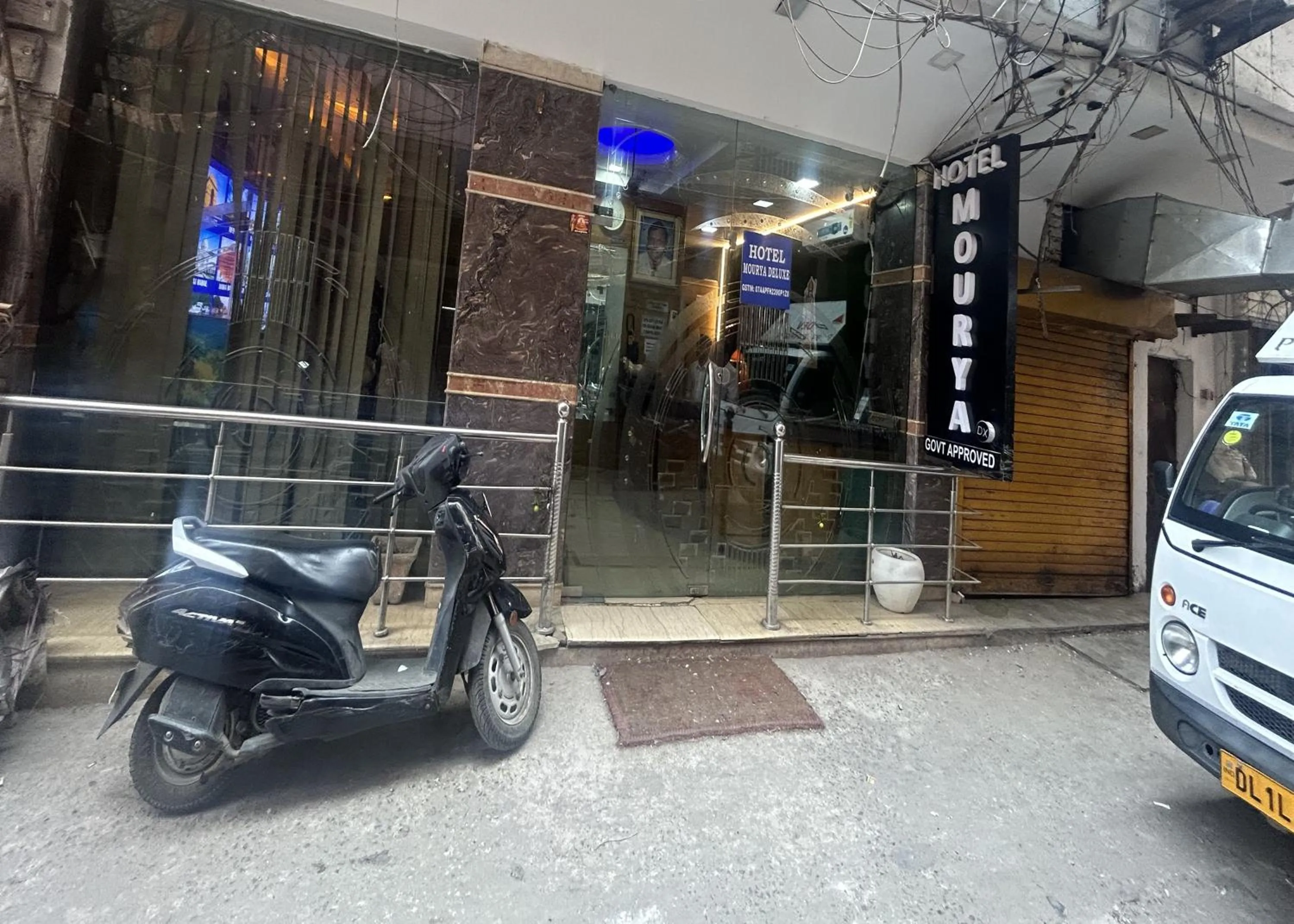 Property building in Hotel Mourya Deluxe