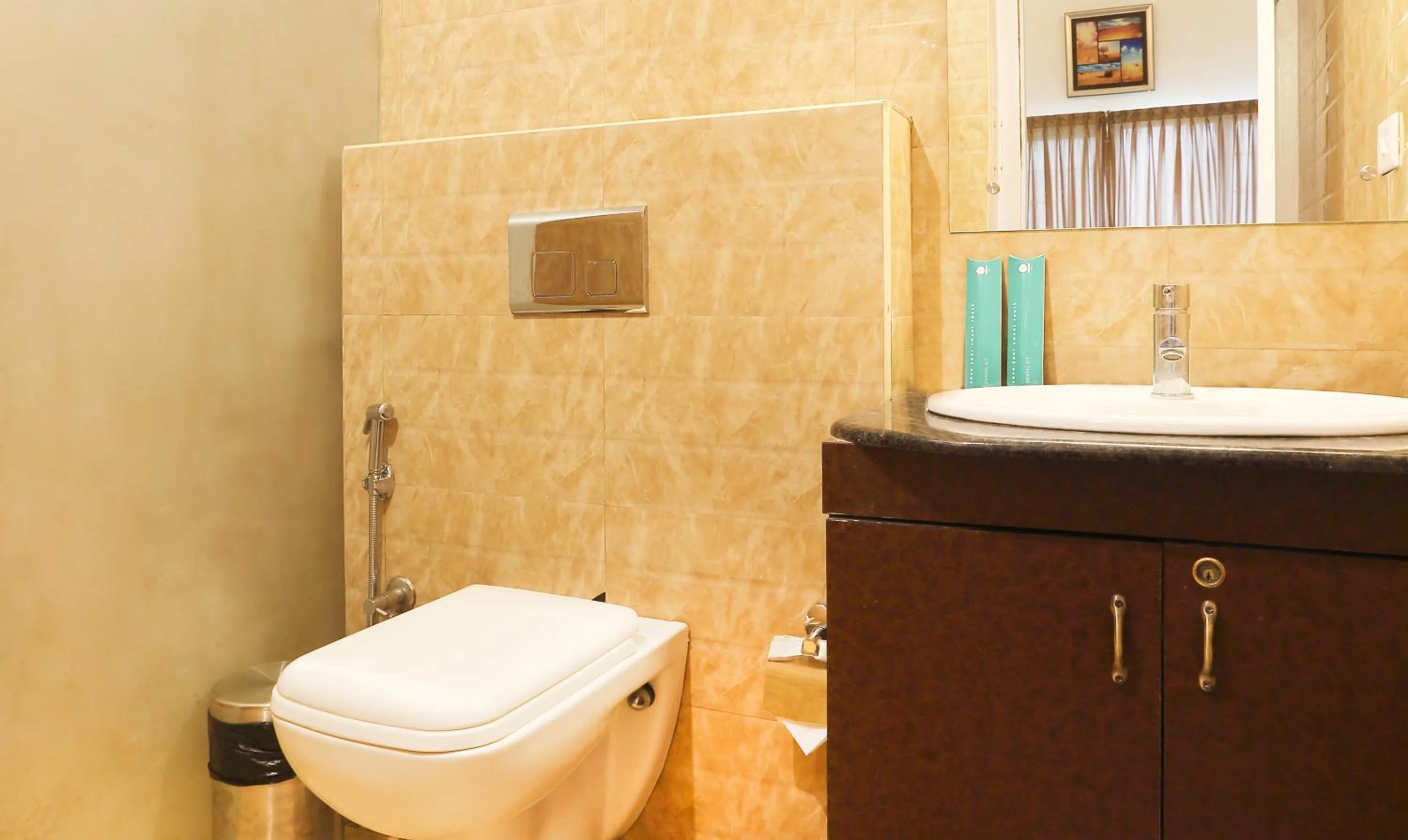 Bathroom in Treebo Skydale Inn & Suites With Mountain View