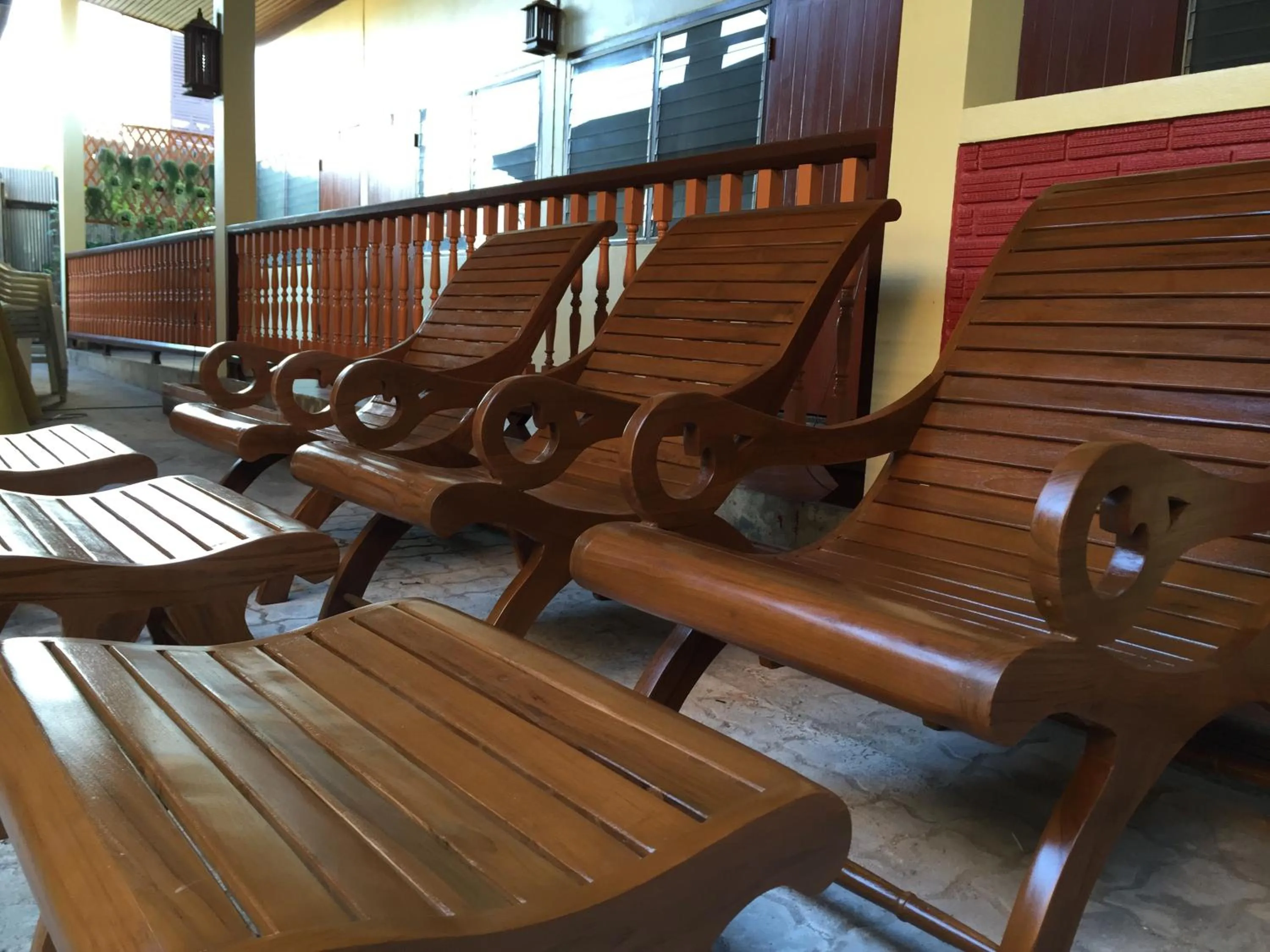 Patio in Siriwan Guesthouse