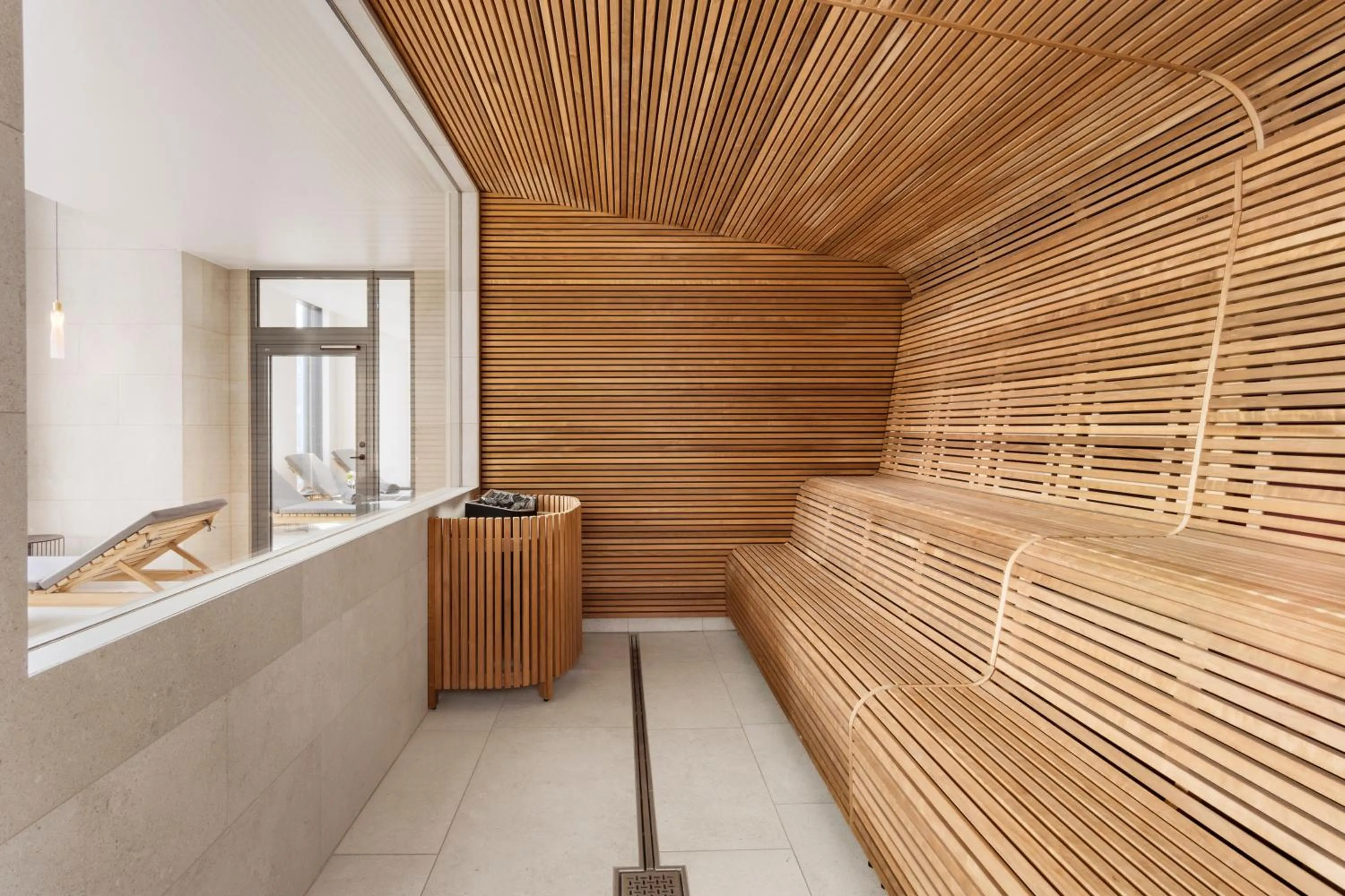 Sauna in Clarion Hotel Karlatornet