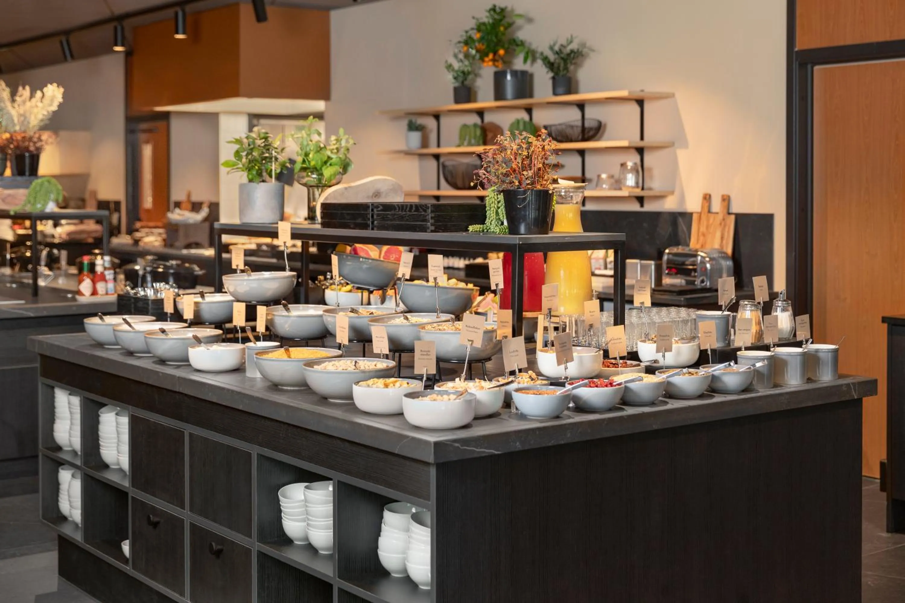 Buffet breakfast in Clarion Hotel Karlatornet