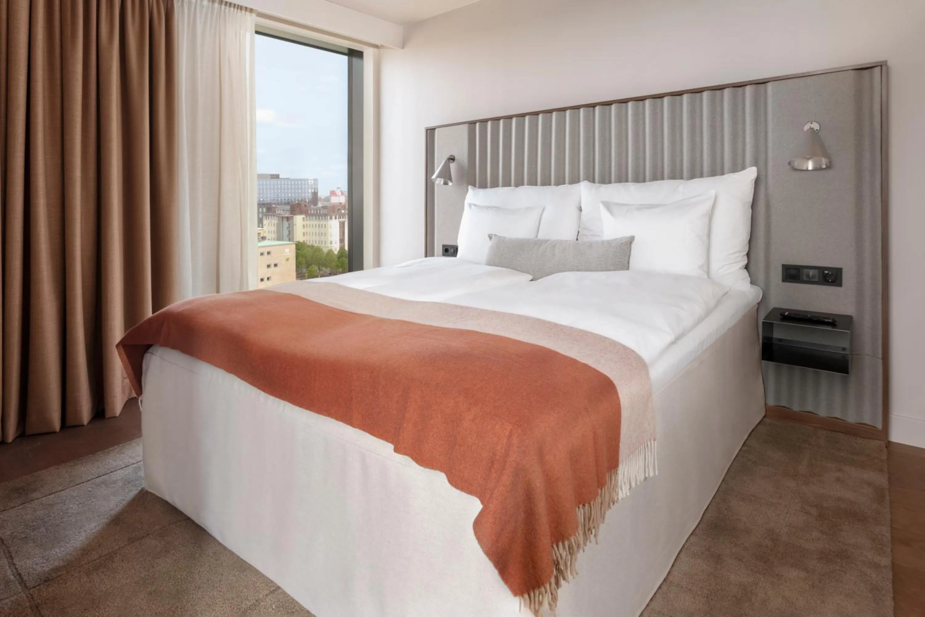 Bed in Clarion Hotel Karlatornet