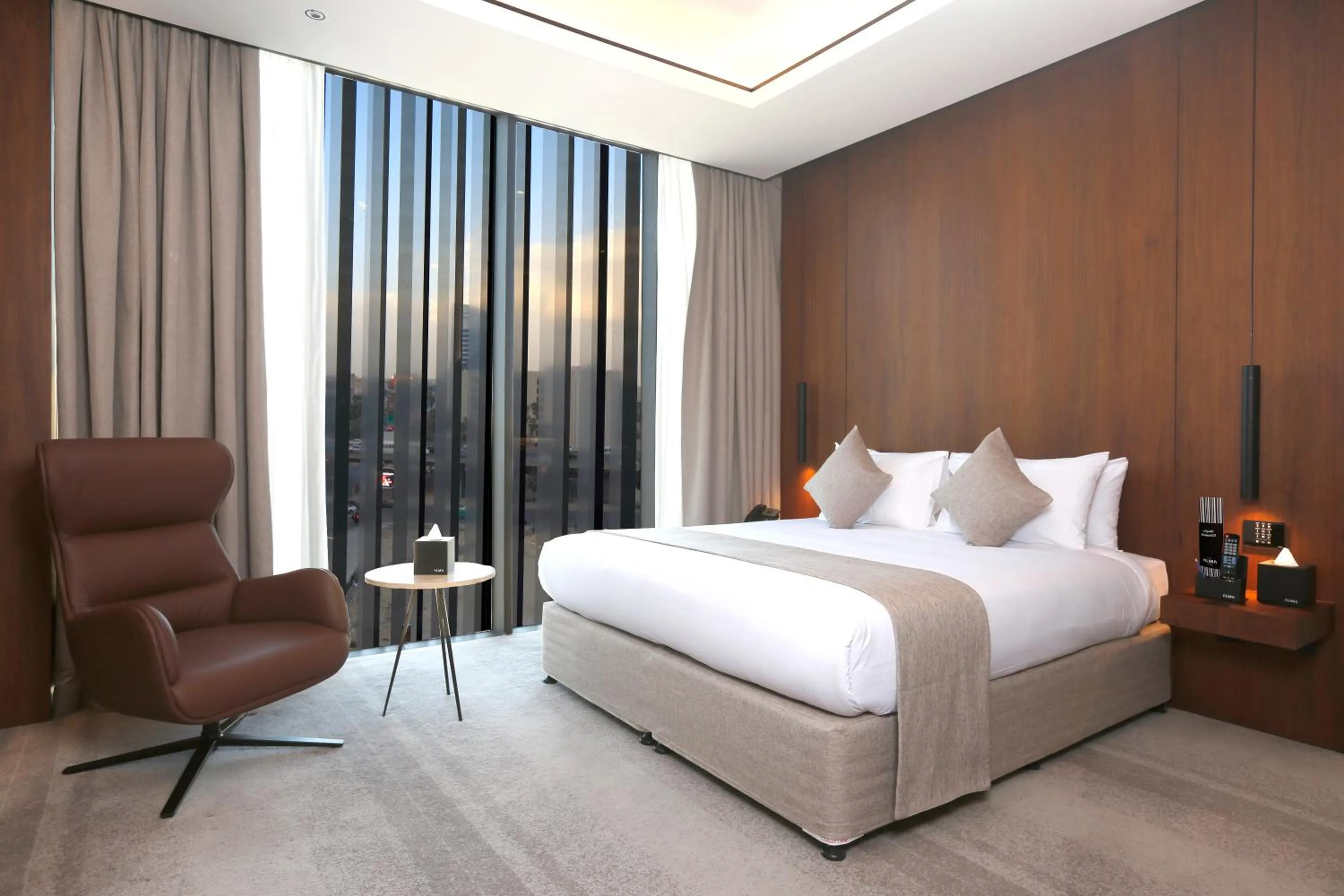 Bed in ALMA Hotel Riyadh