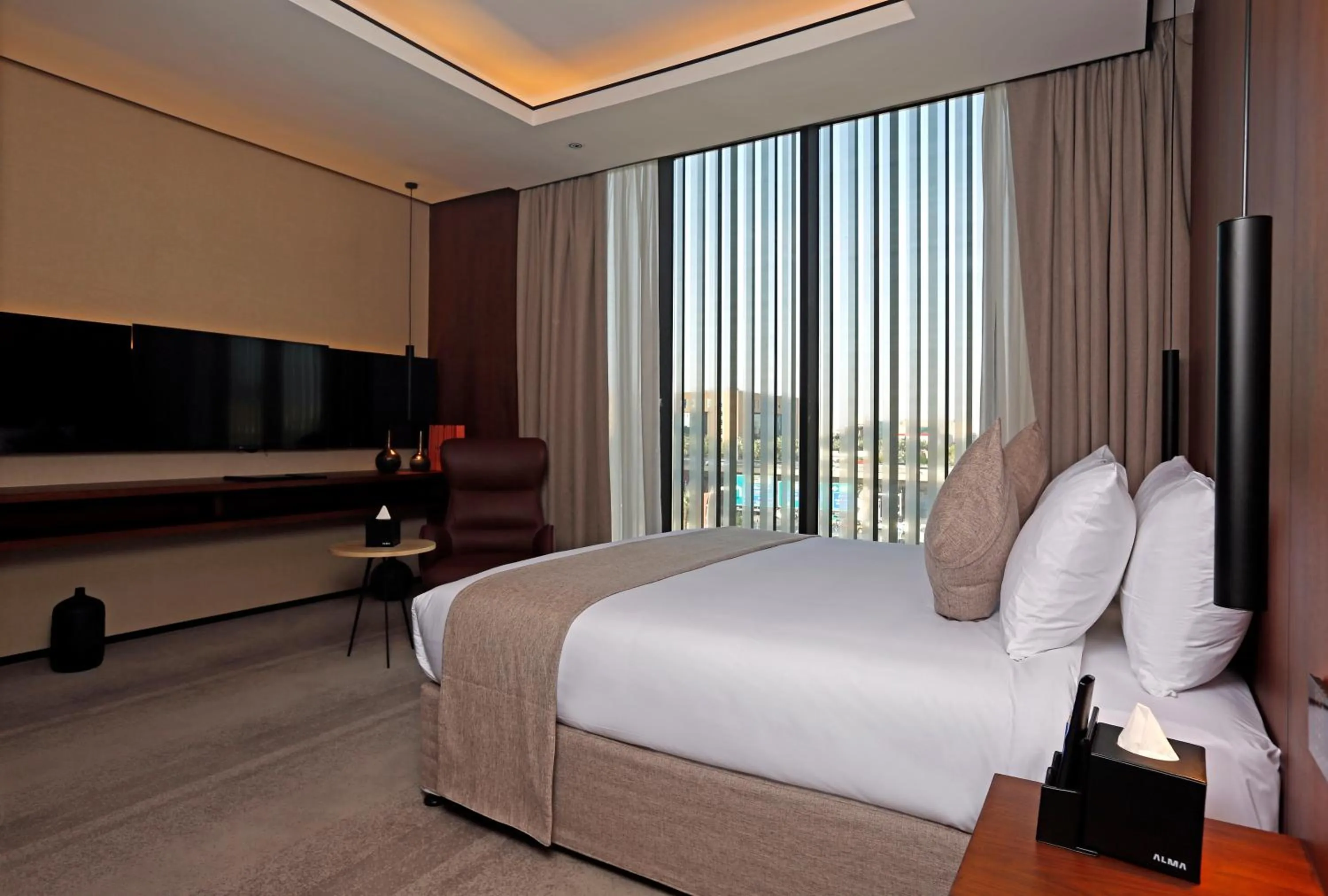 Bed in ALMA Hotel Riyadh