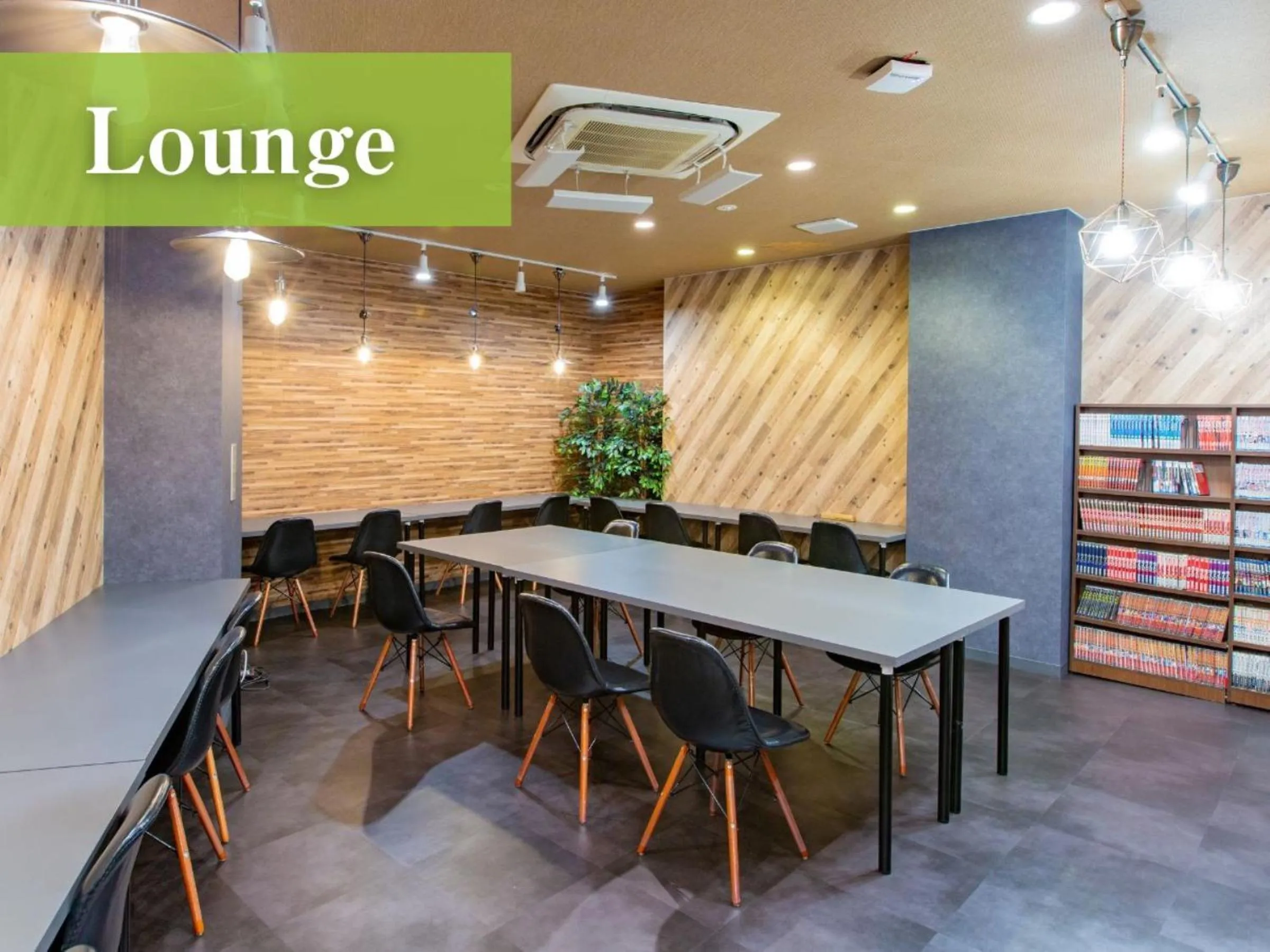 Communal lounge/ TV room in Anshin oyado Tokyo Man Akihabara