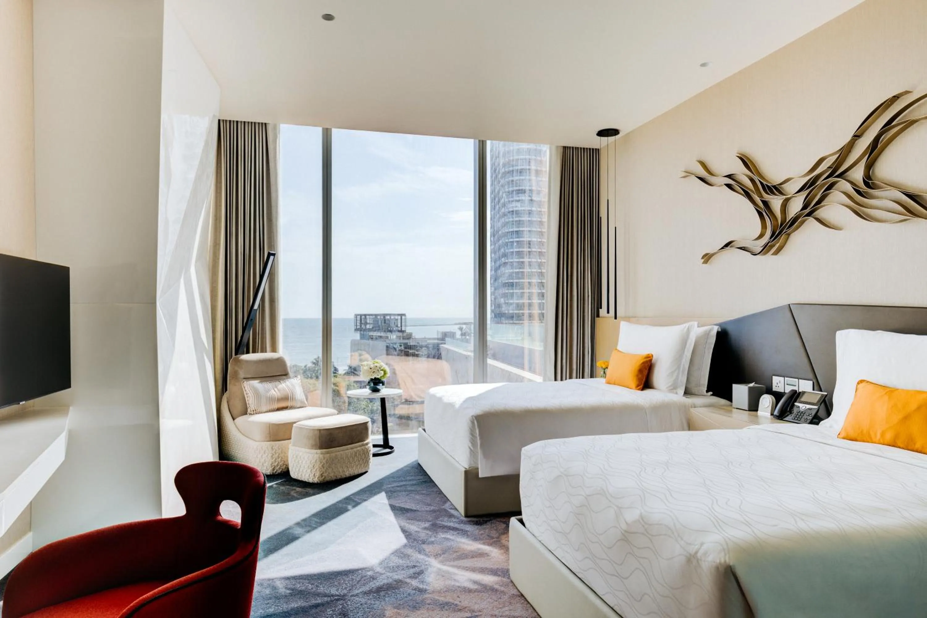 Bed in Cinnamon Life at City of Dreams