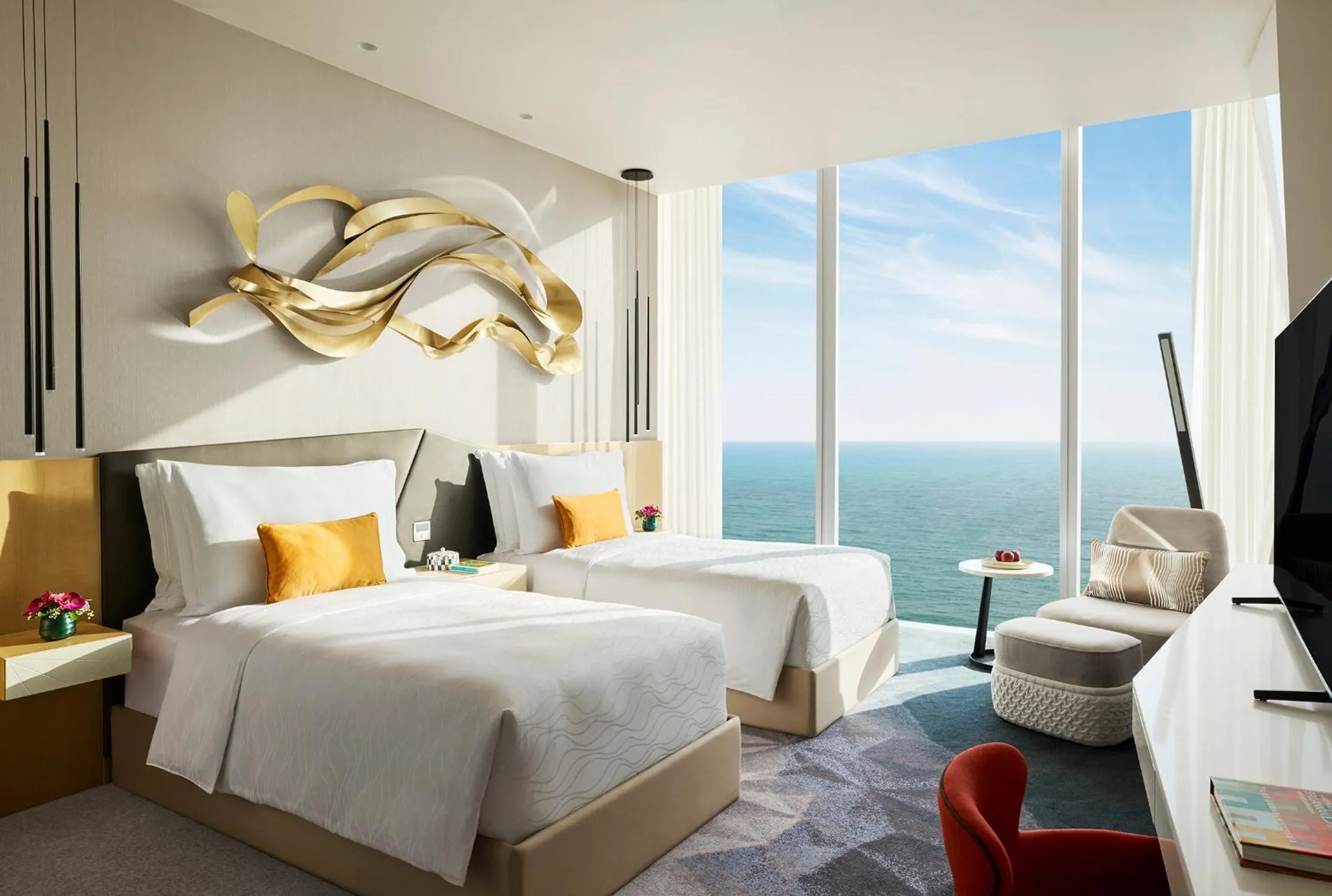 Bed in Cinnamon Life at City of Dreams