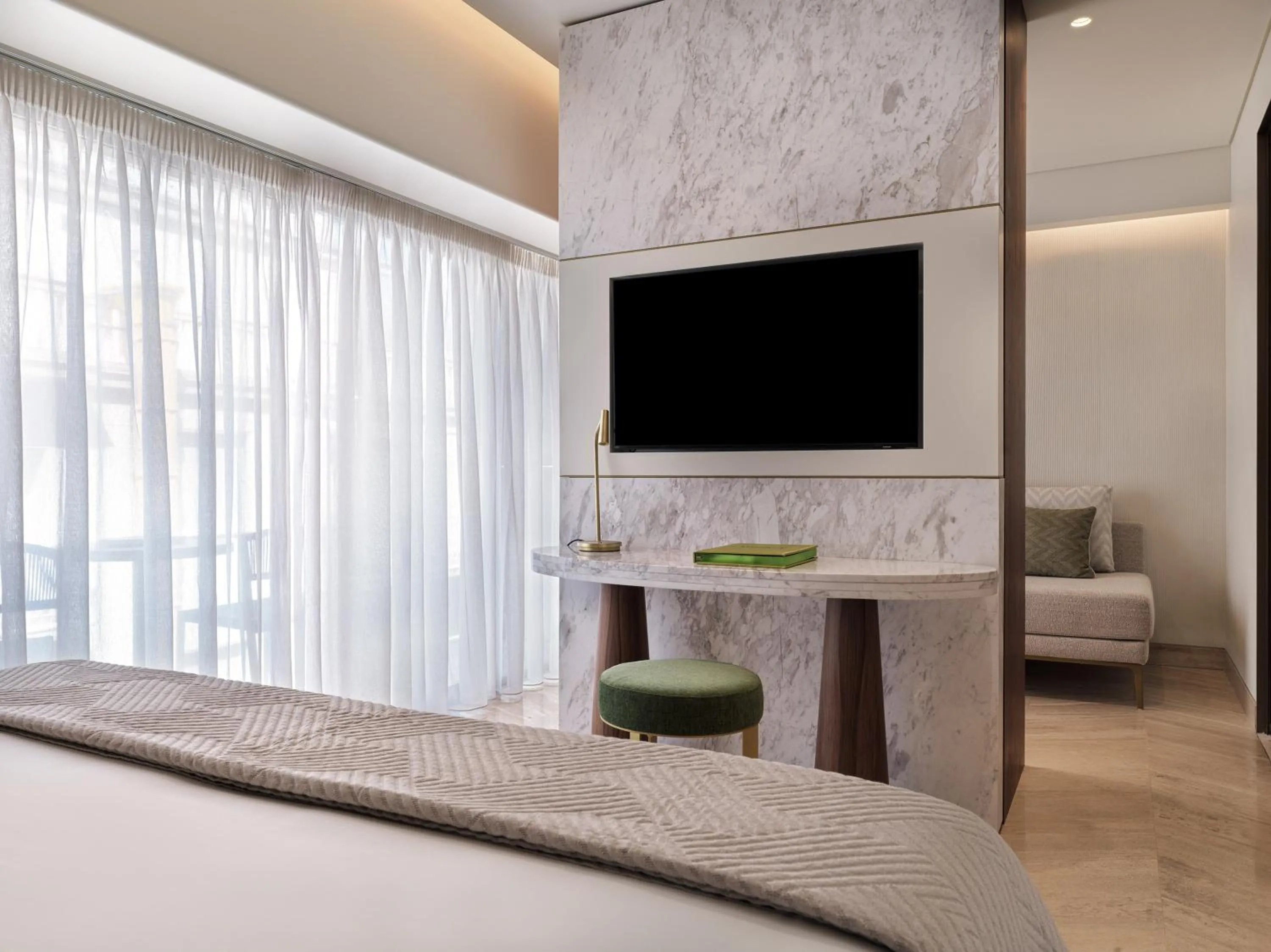 Bedroom, Bed in Anthology of Athens, The Leading Hotels of the World