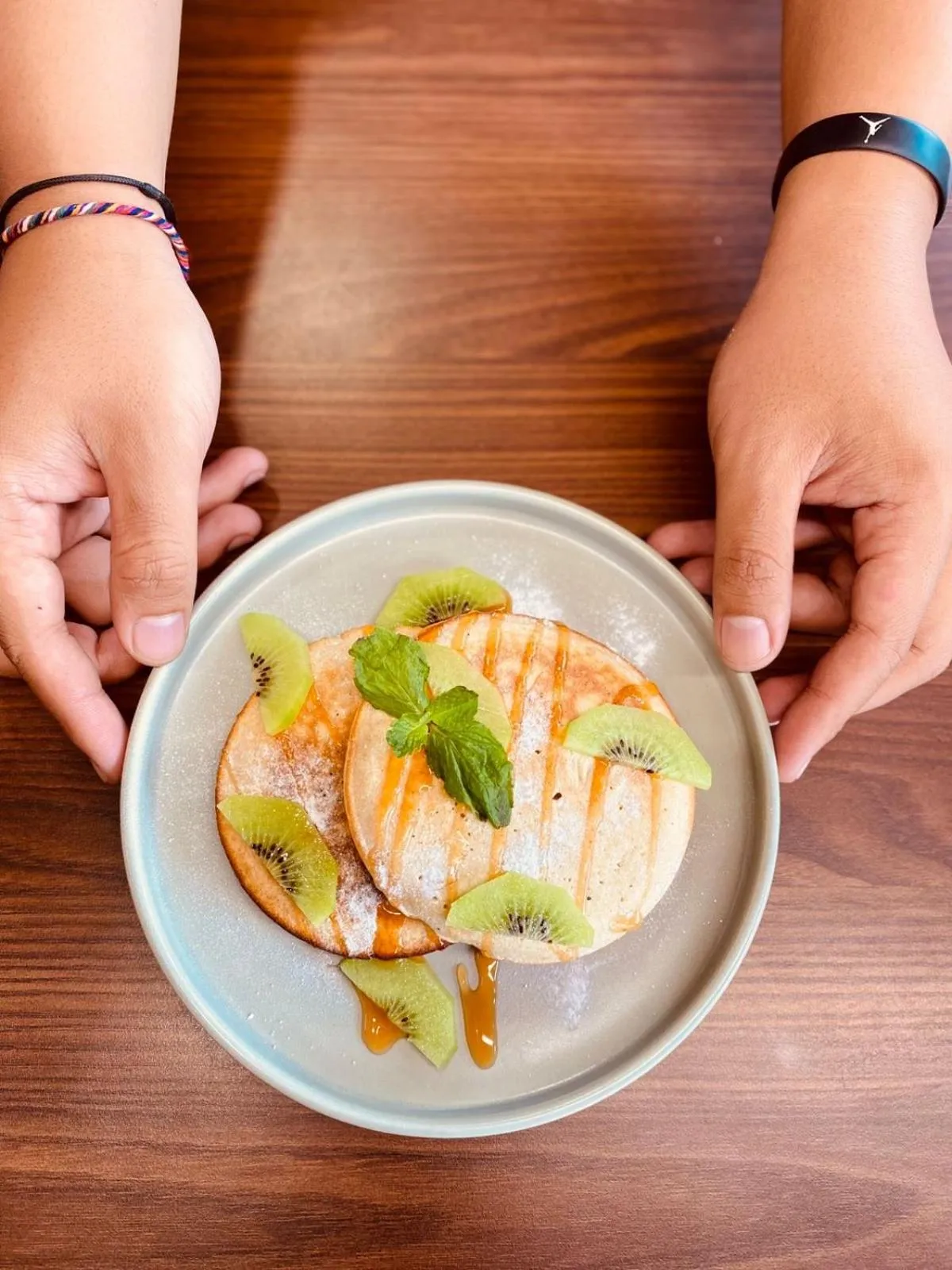 Breakfast in D'tegal Guest House- Tropical Courtyard in Canggu