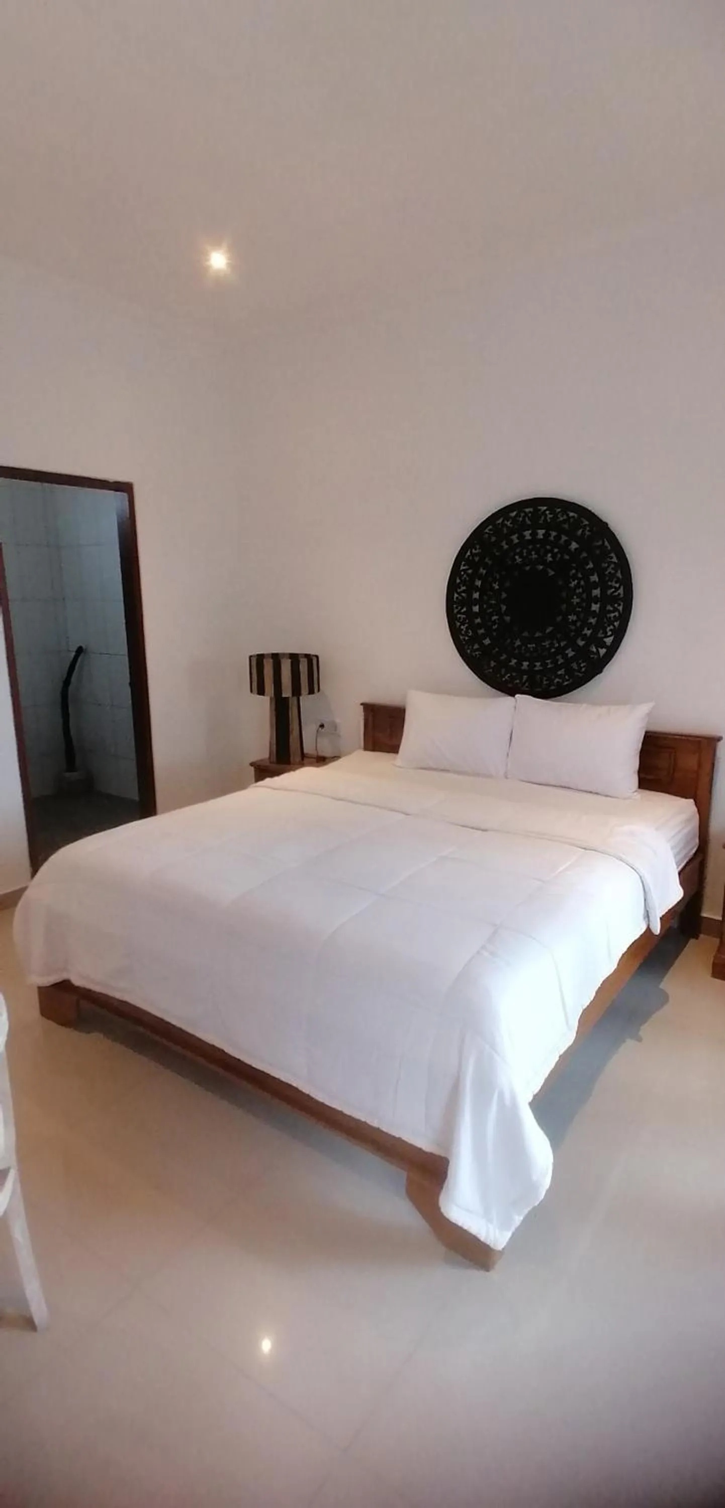 Bedroom, Bed in D'tegal Guest House- Tropical Courtyard in Canggu