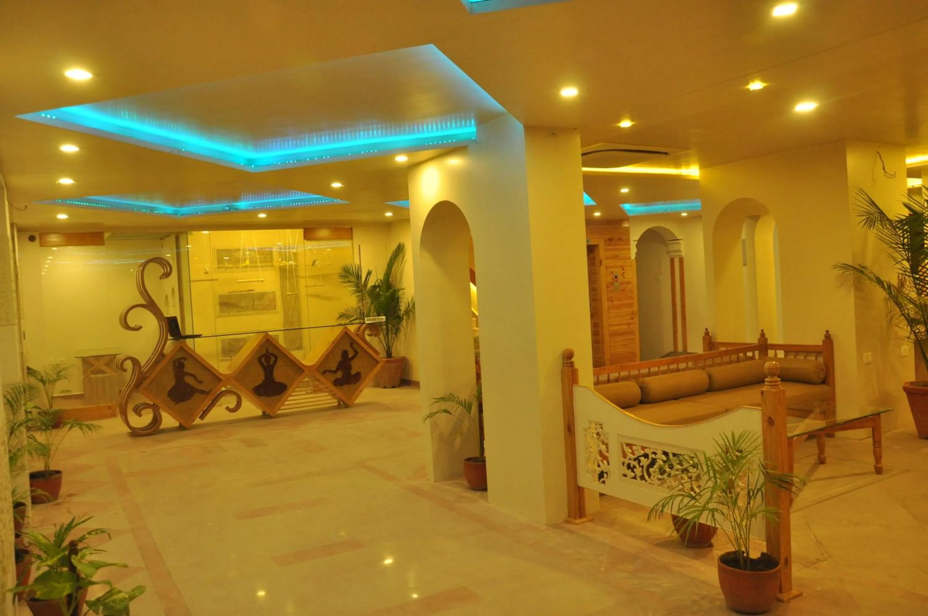 Lobby or reception in Hotel Banaras Haveli