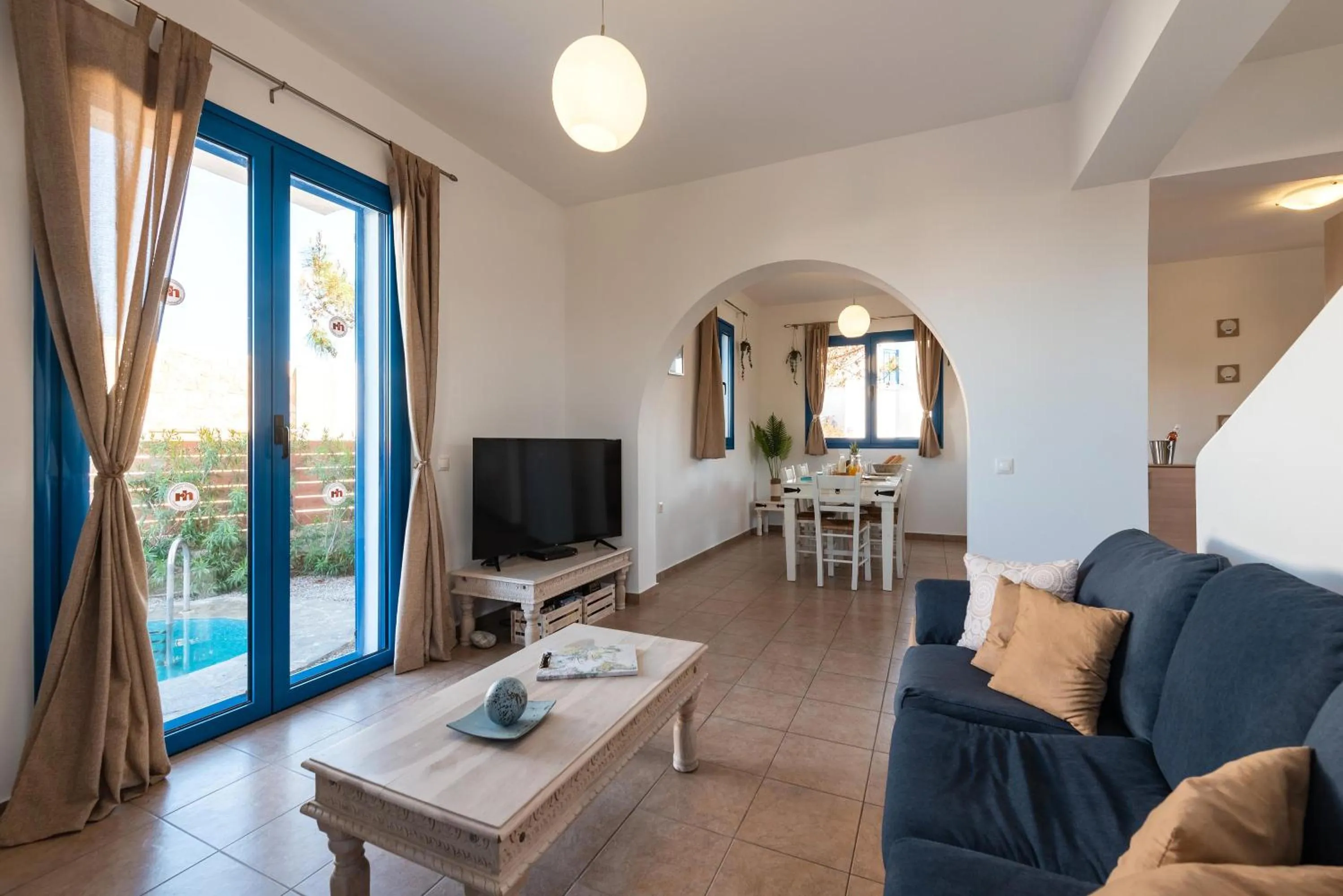 Living room in Blue Sea Villa