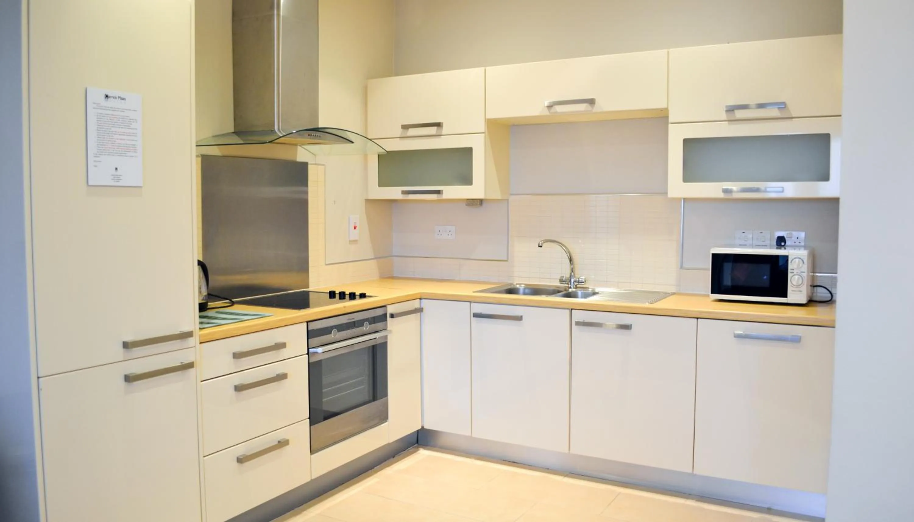 Kitchen or kitchenette in Carrick Plaza Suites and Apartments