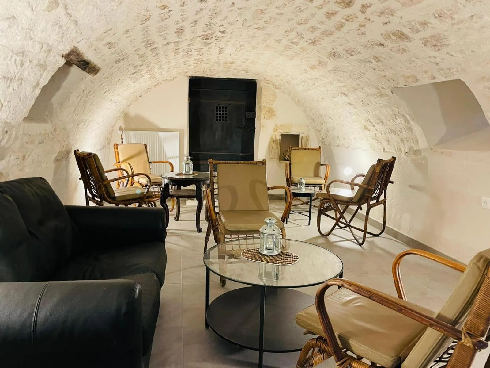 Seating area in Hôtel de la Croix Blanche