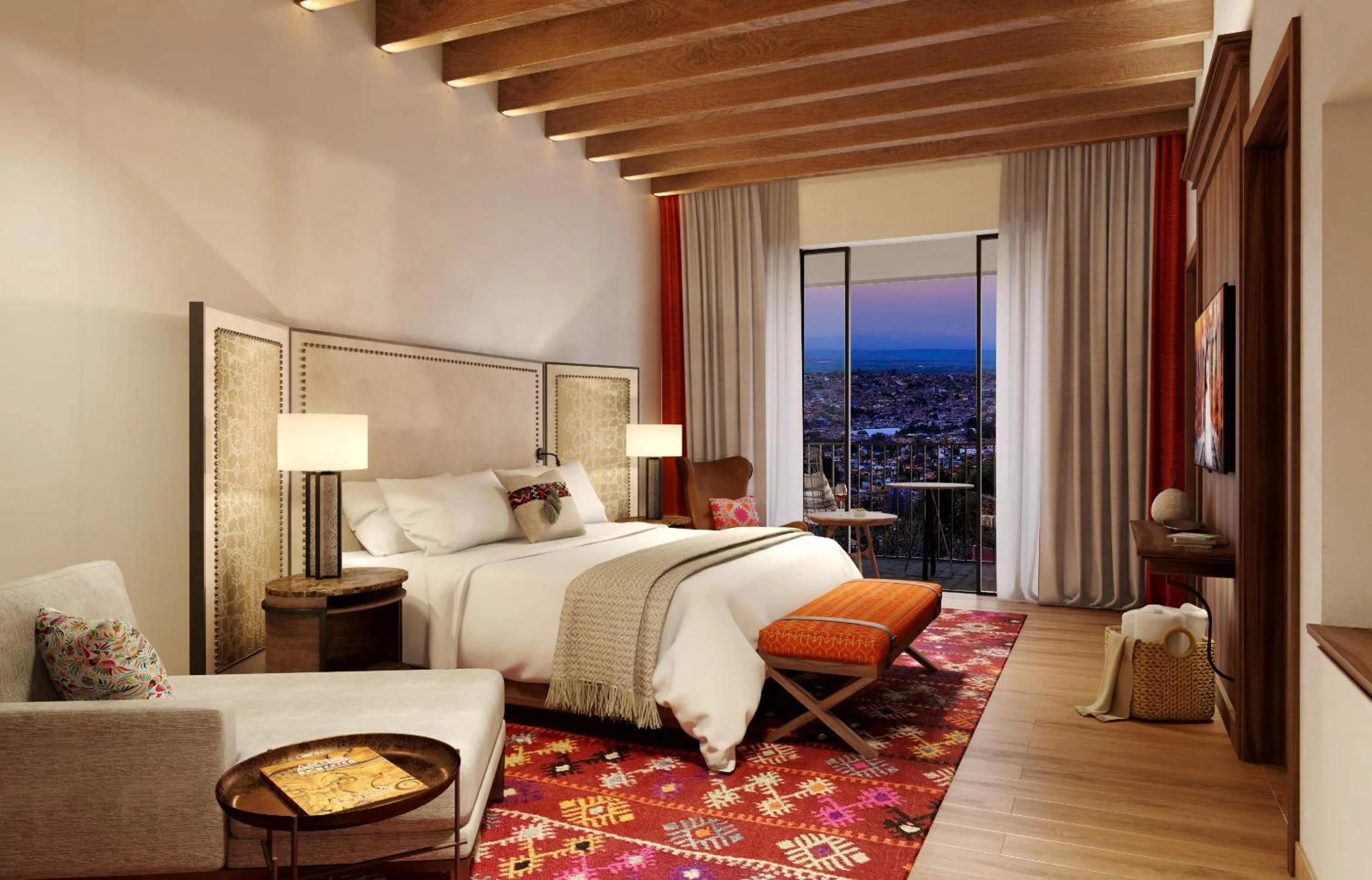 Bed in Pueblo Bonito Vantage San Miguel de Allende