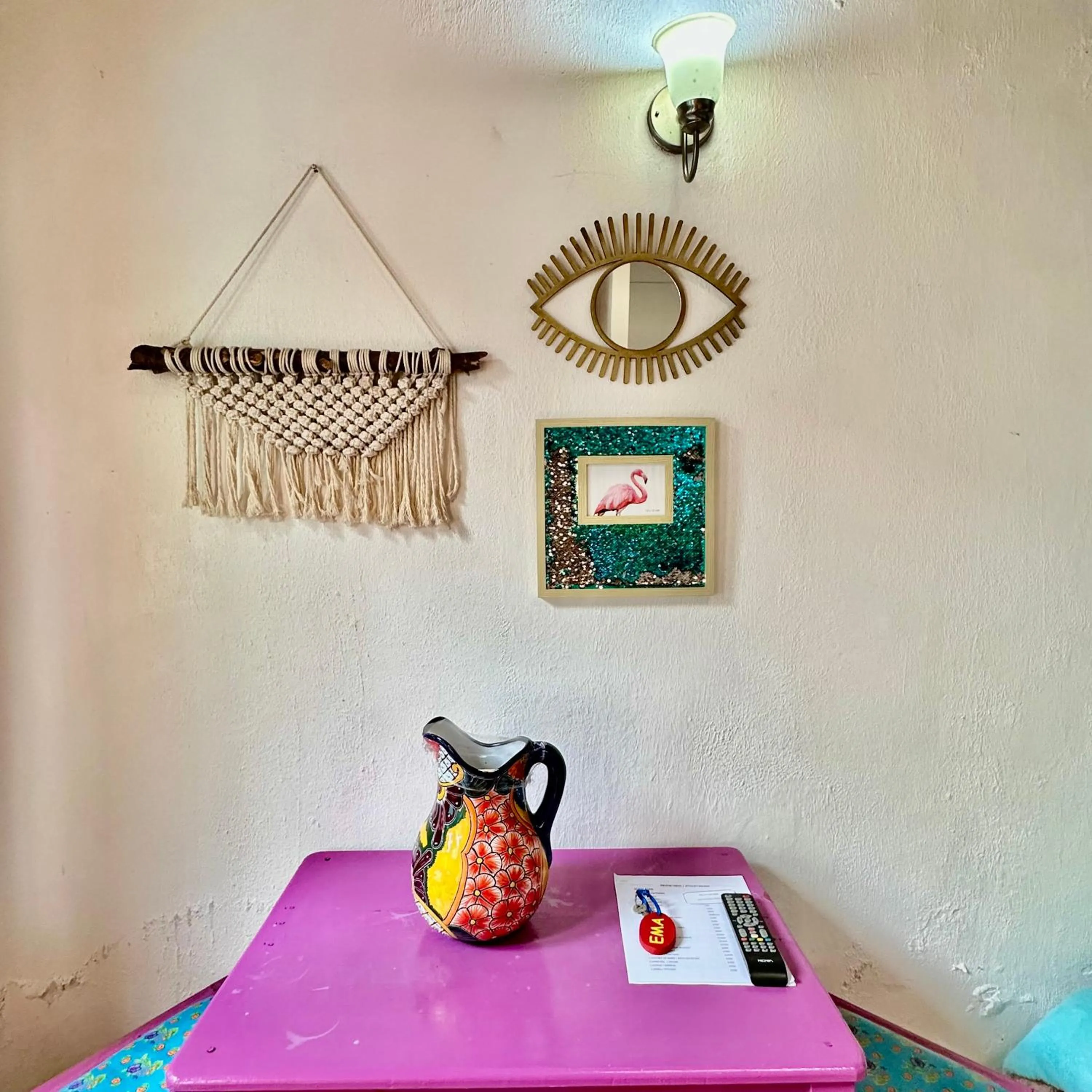 Decorative detail in La Etelvina Suites