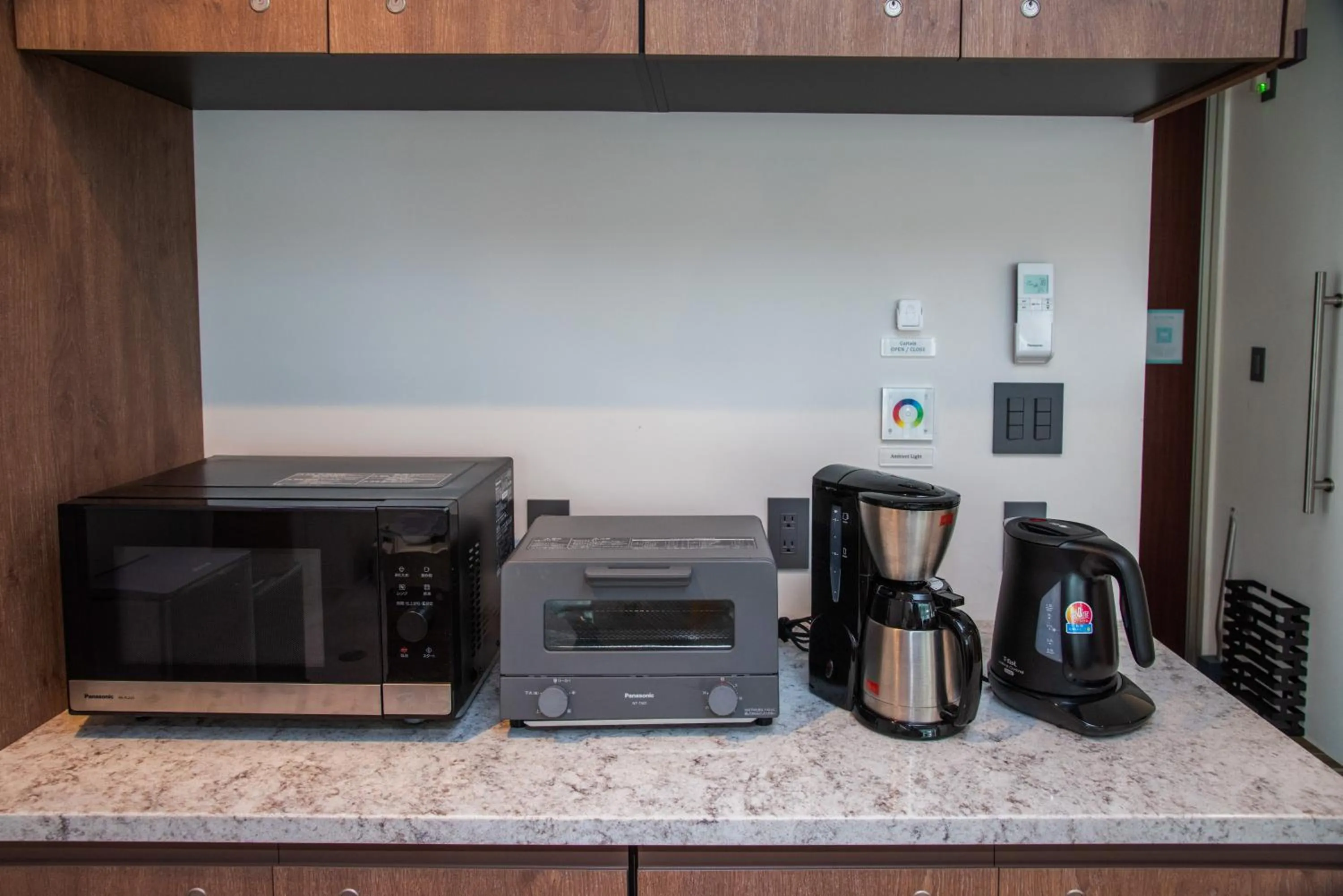 Coffee/tea facilities in pool villa Sanrriott Okinawa Motobu