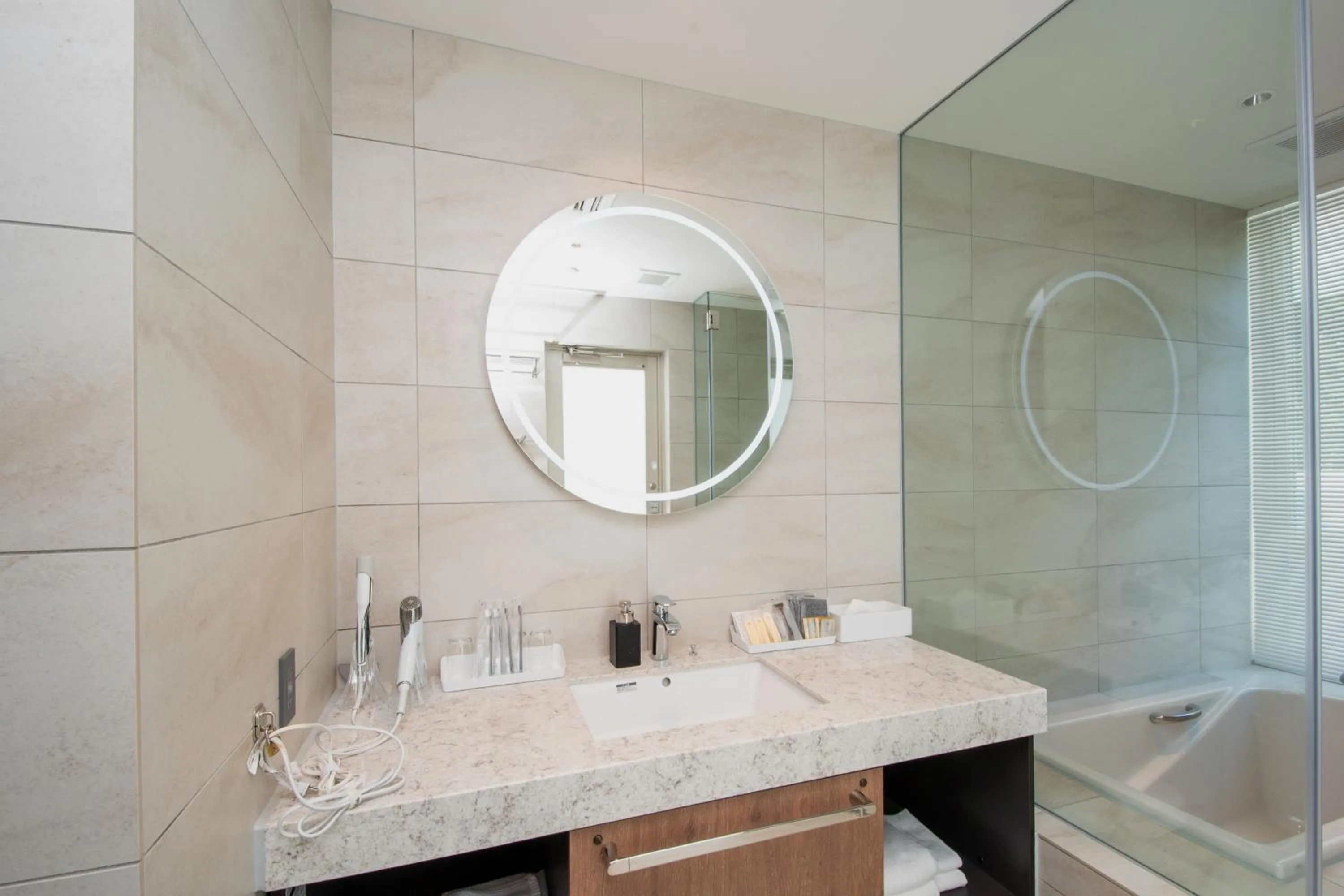 Bathroom in pool villa Sanrriott Okinawa Motobu