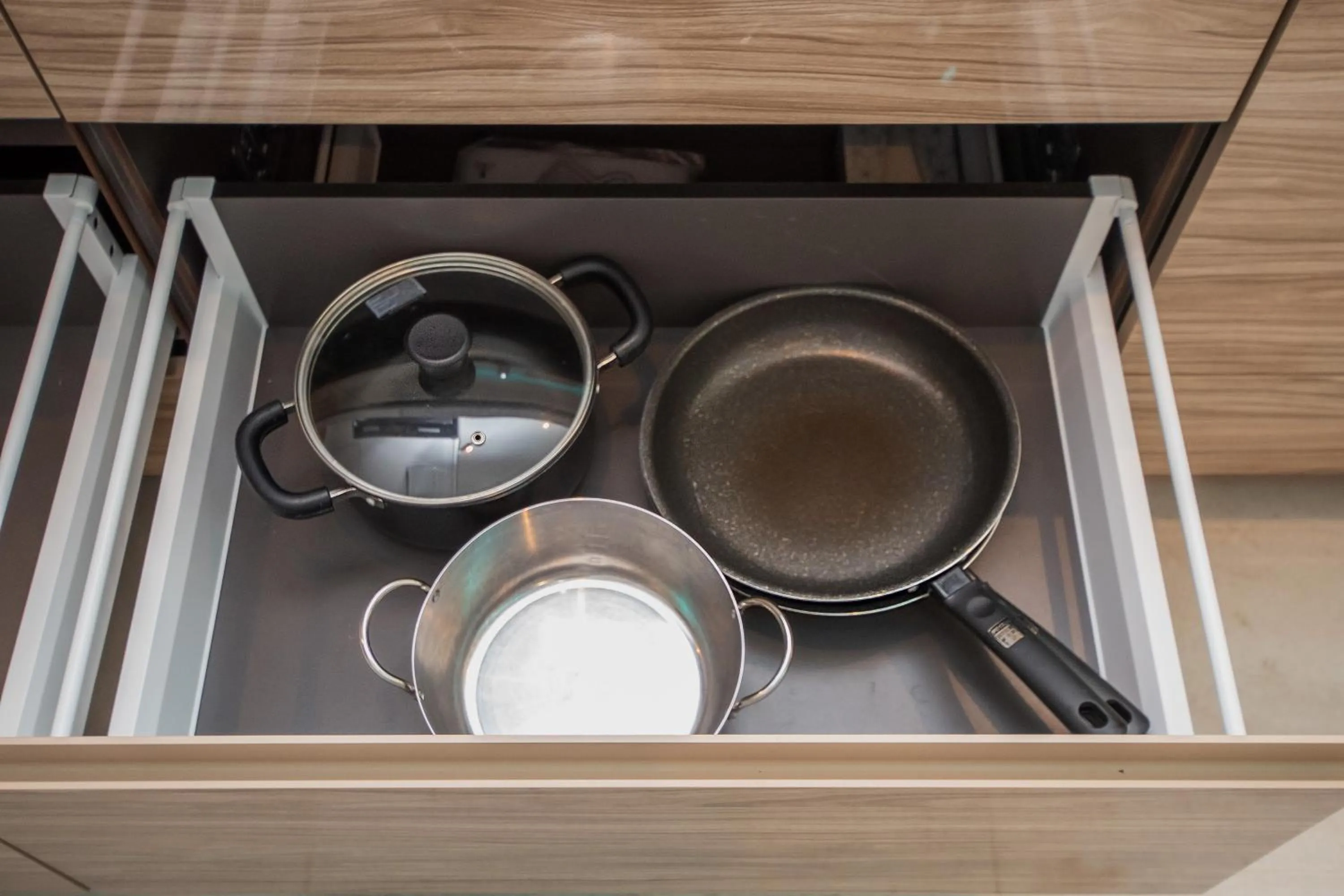 Kitchen or kitchenette in pool villa Sanrriott Okinawa Motobu