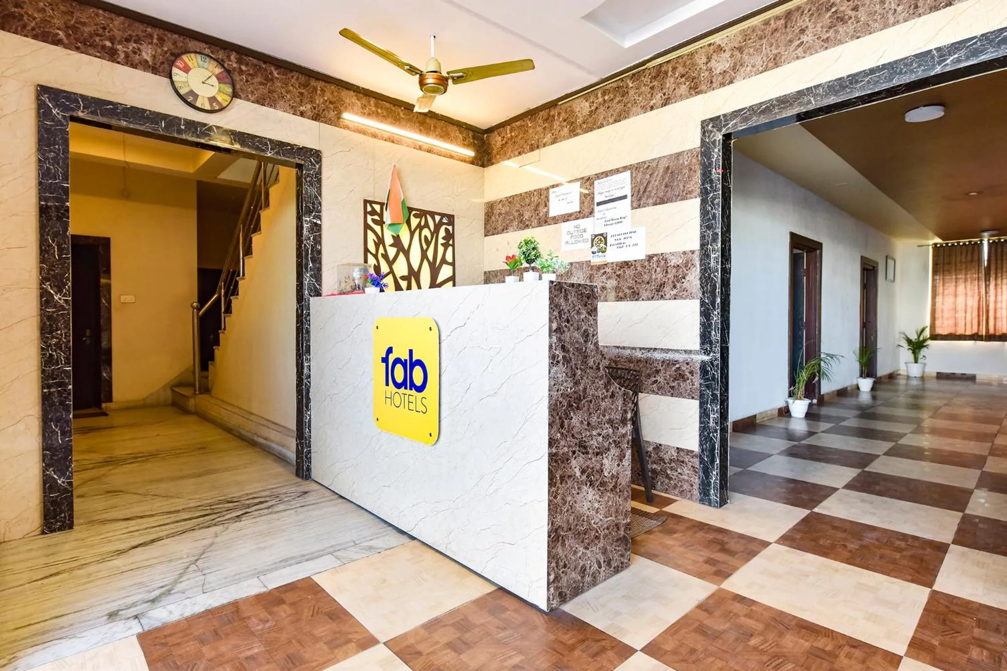 Lobby or reception in FabHotel Dream Palace