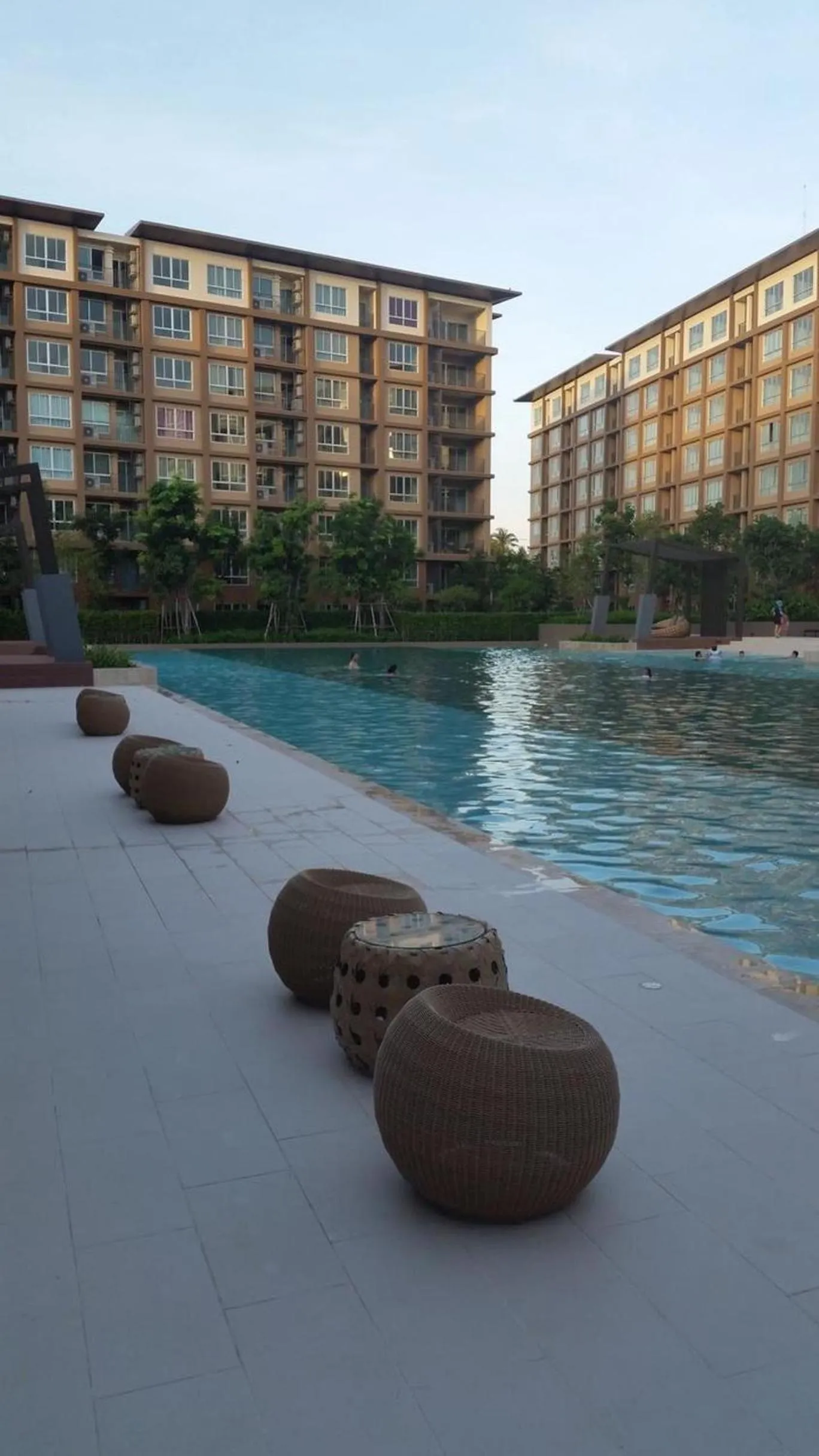 Swimming pool in The Relaxing Room Mountain View at Baan Tew Lom Condominium Cha Am - Hua Hin
