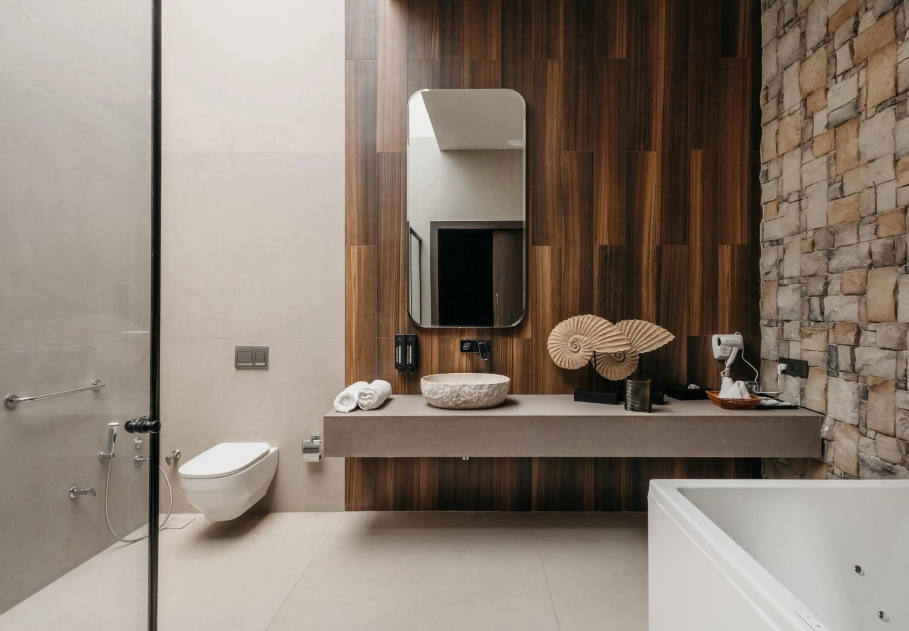 Shower in Luxury Lofts