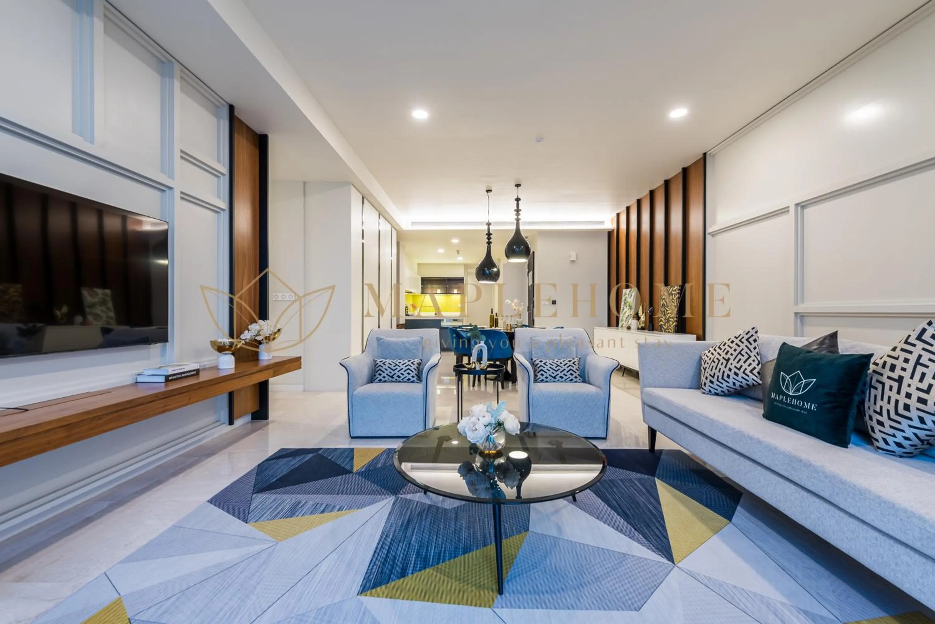 Living room in Tropicana The Residences Premier Suites KLCC