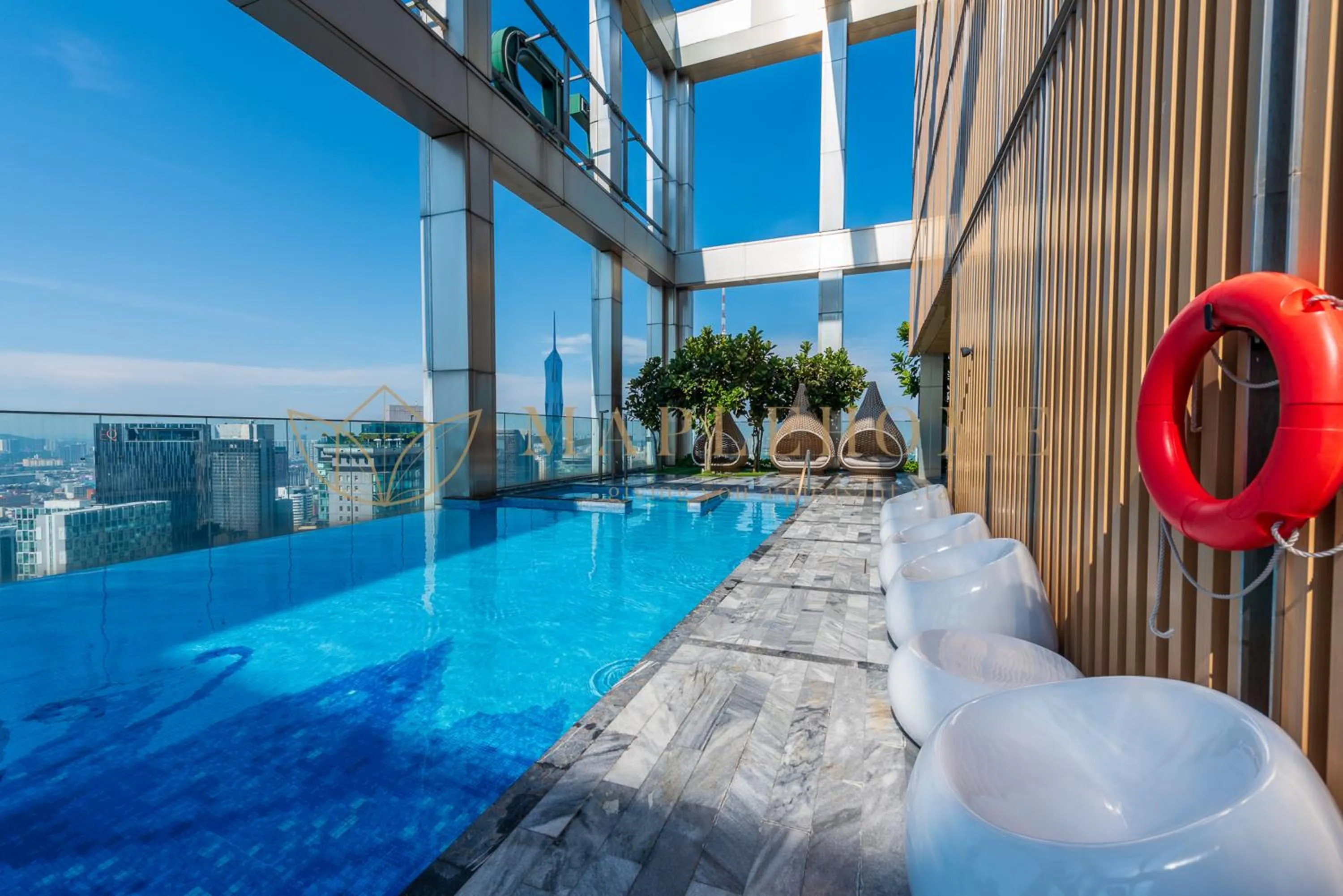 Swimming pool in Tropicana The Residences Premier Suites KLCC