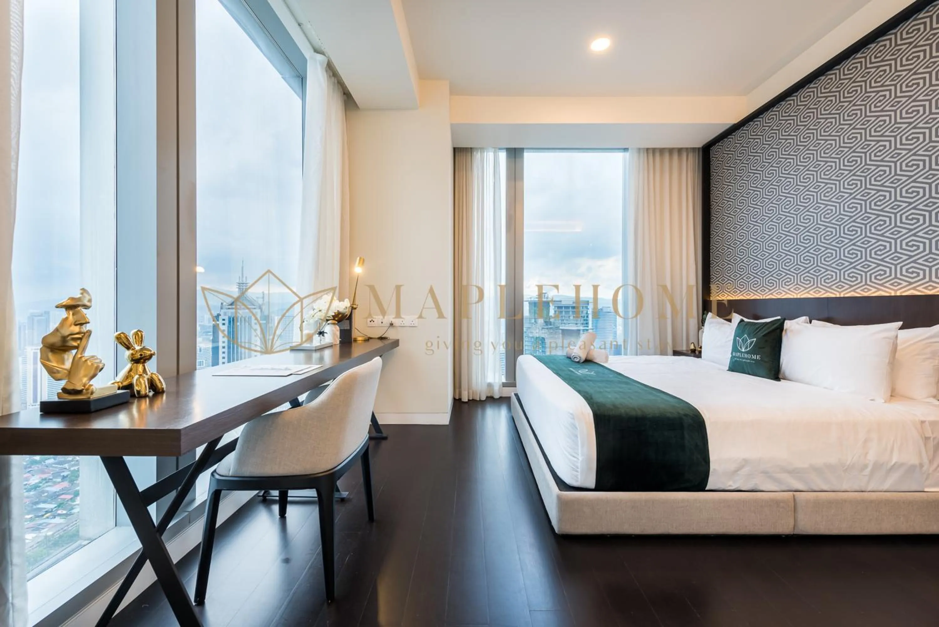 Bedroom in Tropicana The Residences Premier Suites KLCC