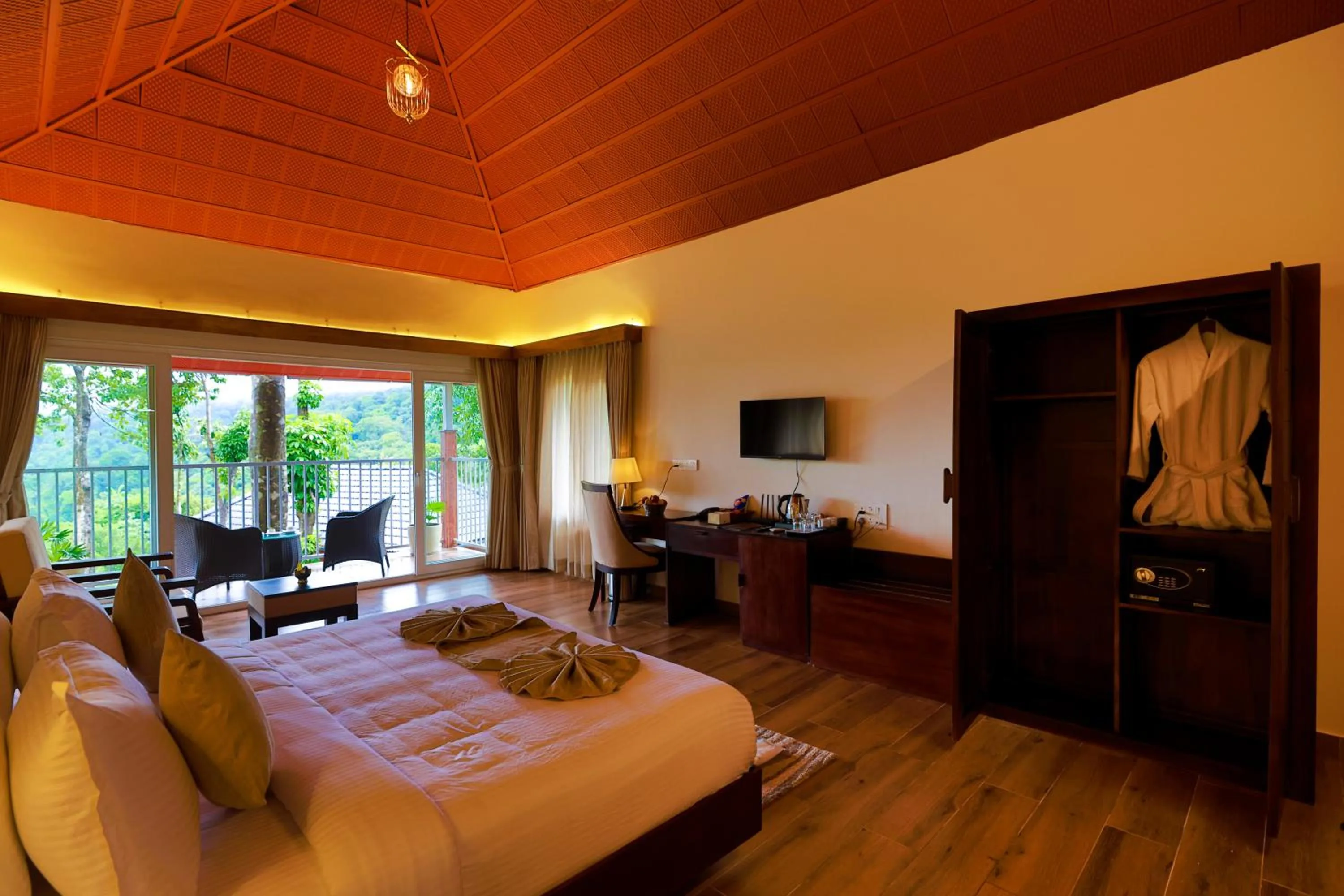 Bedroom, Bed in Silent Brook Resort - Coorg