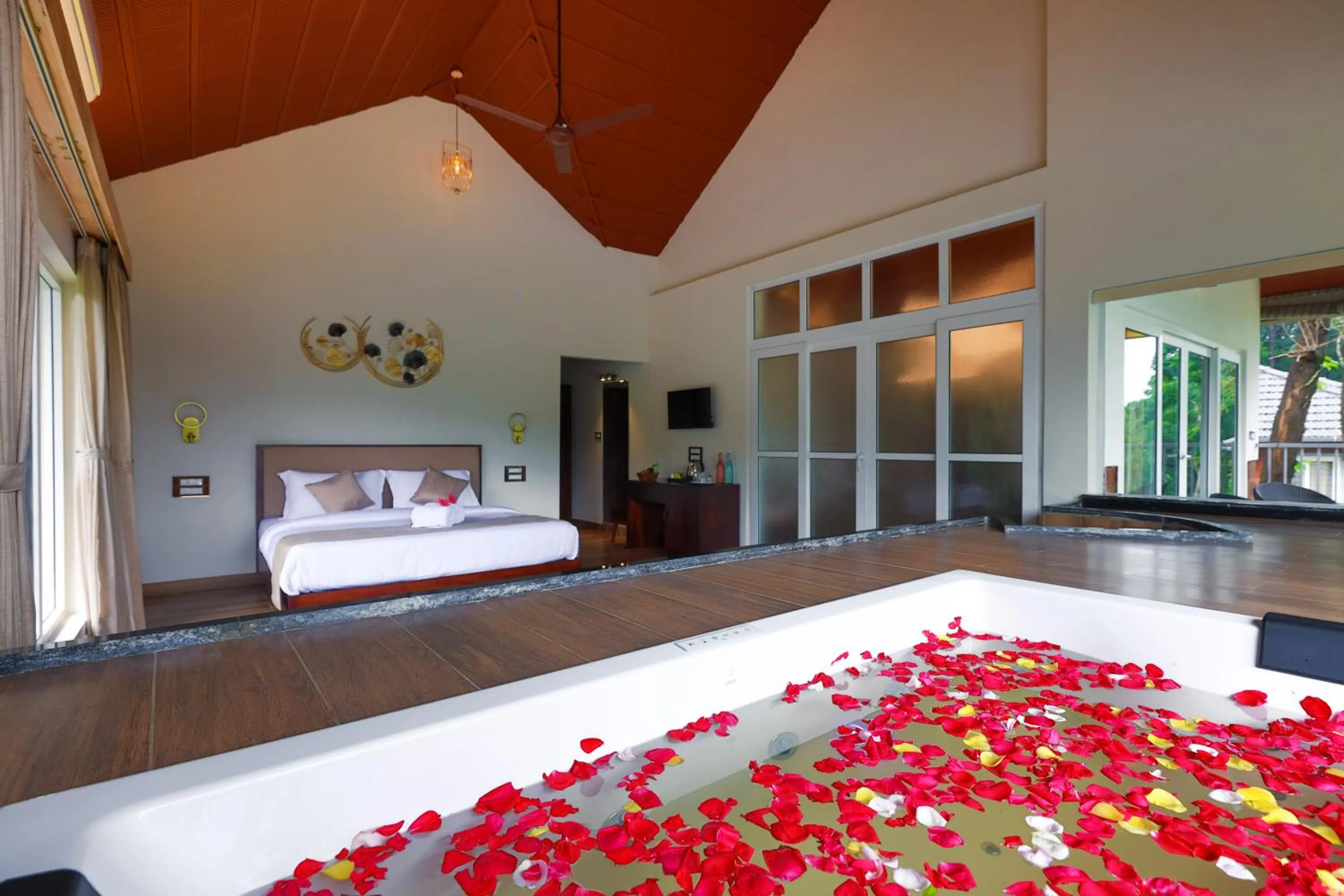 Bedroom, Bed in Silent Brook Resort - Coorg