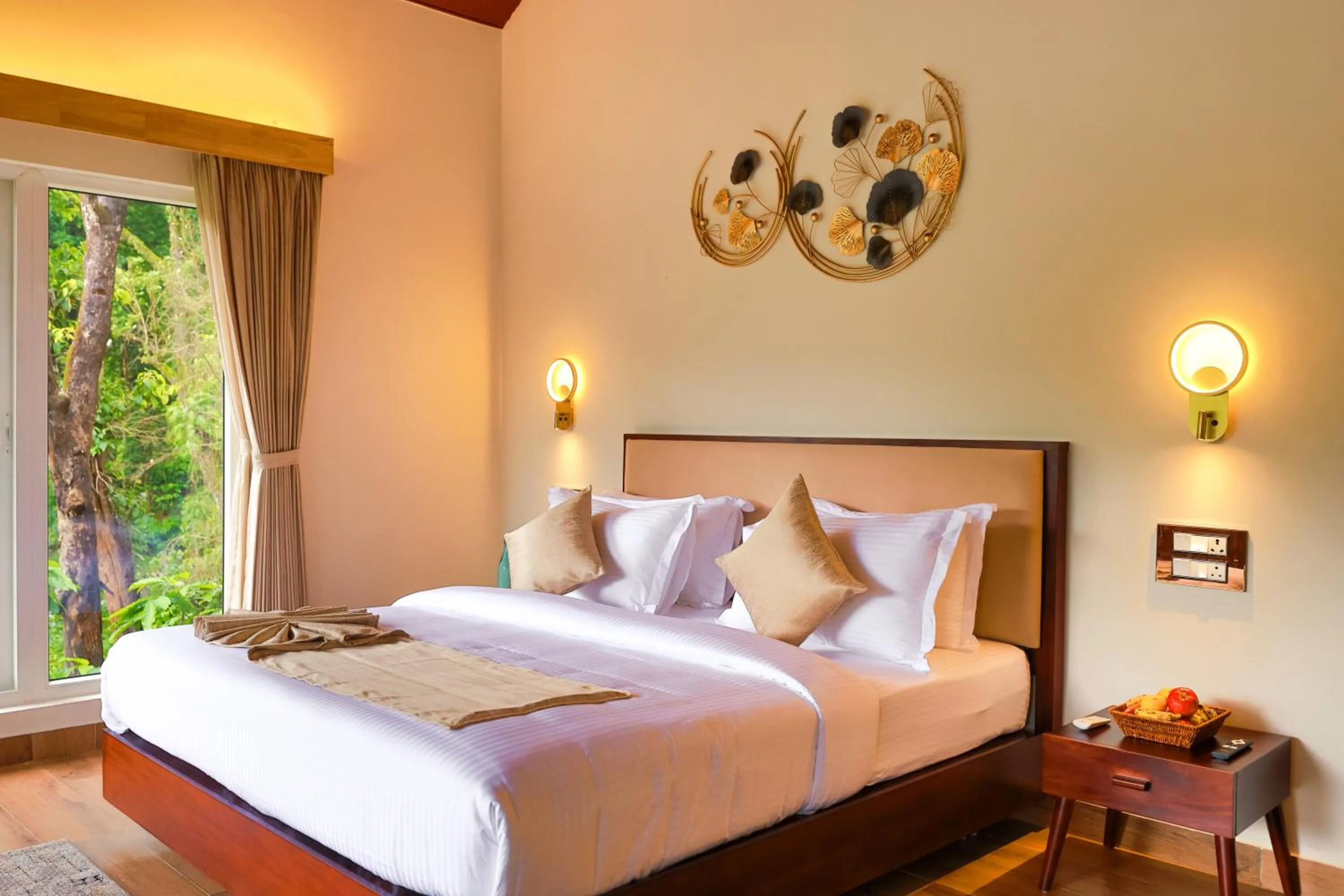 Bed in Silent Brook Resort - Coorg